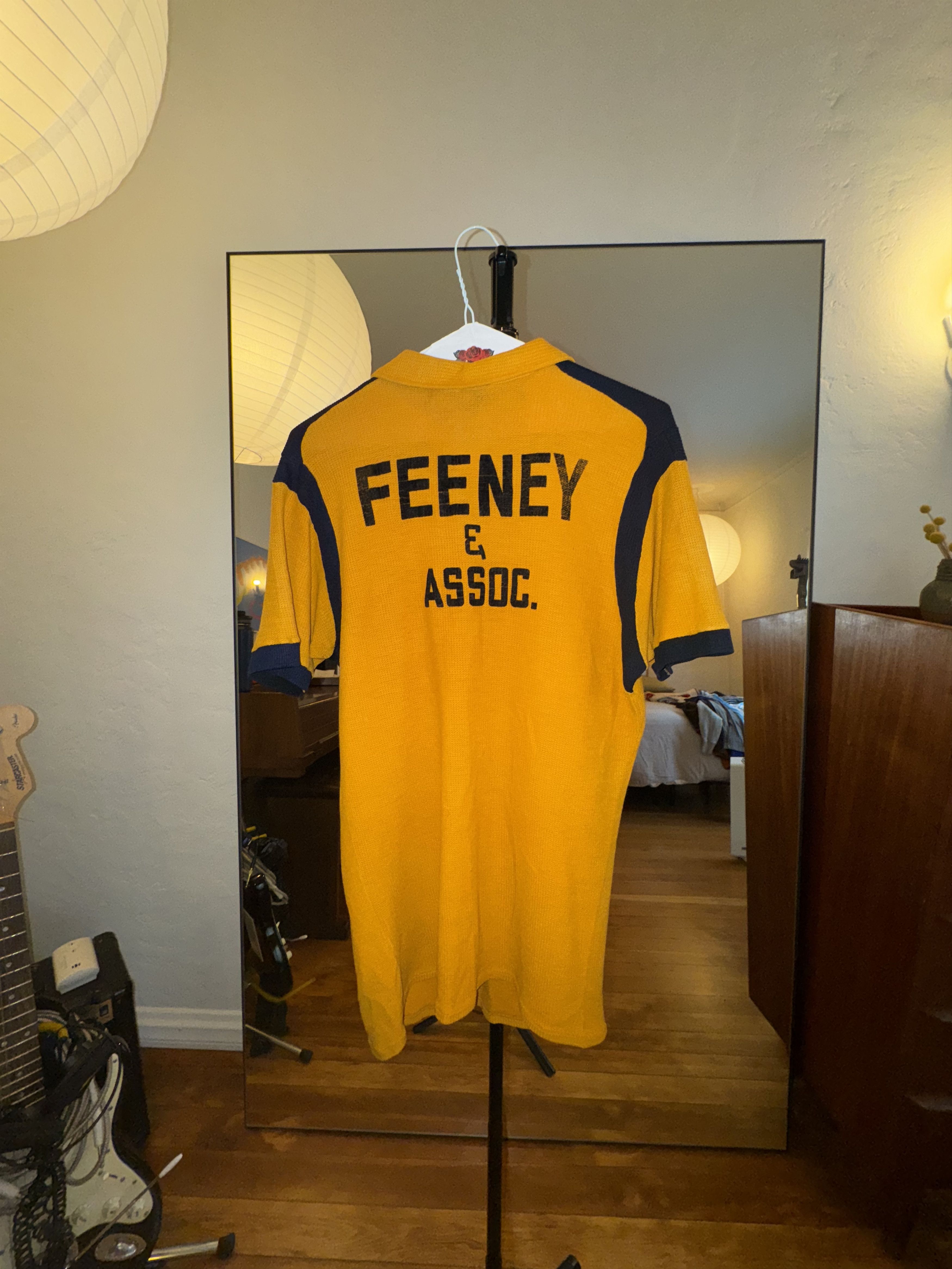 Vintage vintage "stu" + "feeney & assoc" polo mustard medium Size US M / EU 48-50 / 2 - 2 Thumbnail