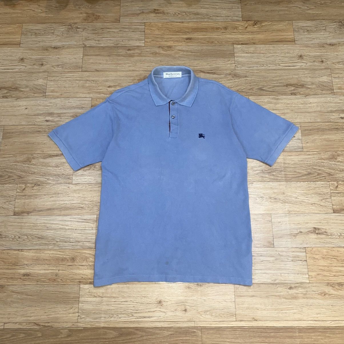 Burberry 1990s Vintage - Burberry's Polo Shirt Size US L / EU 52-54 / 3 - 1 Thumbnail
