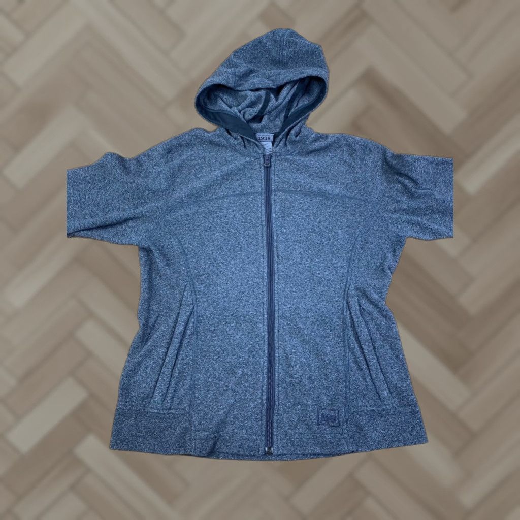 Vintage REI Fleece Jacket Womens S Gray Casual Outdoor Hooded Full Zip Jacket Size S / US 4 / IT 40 - 1 Thumbnail