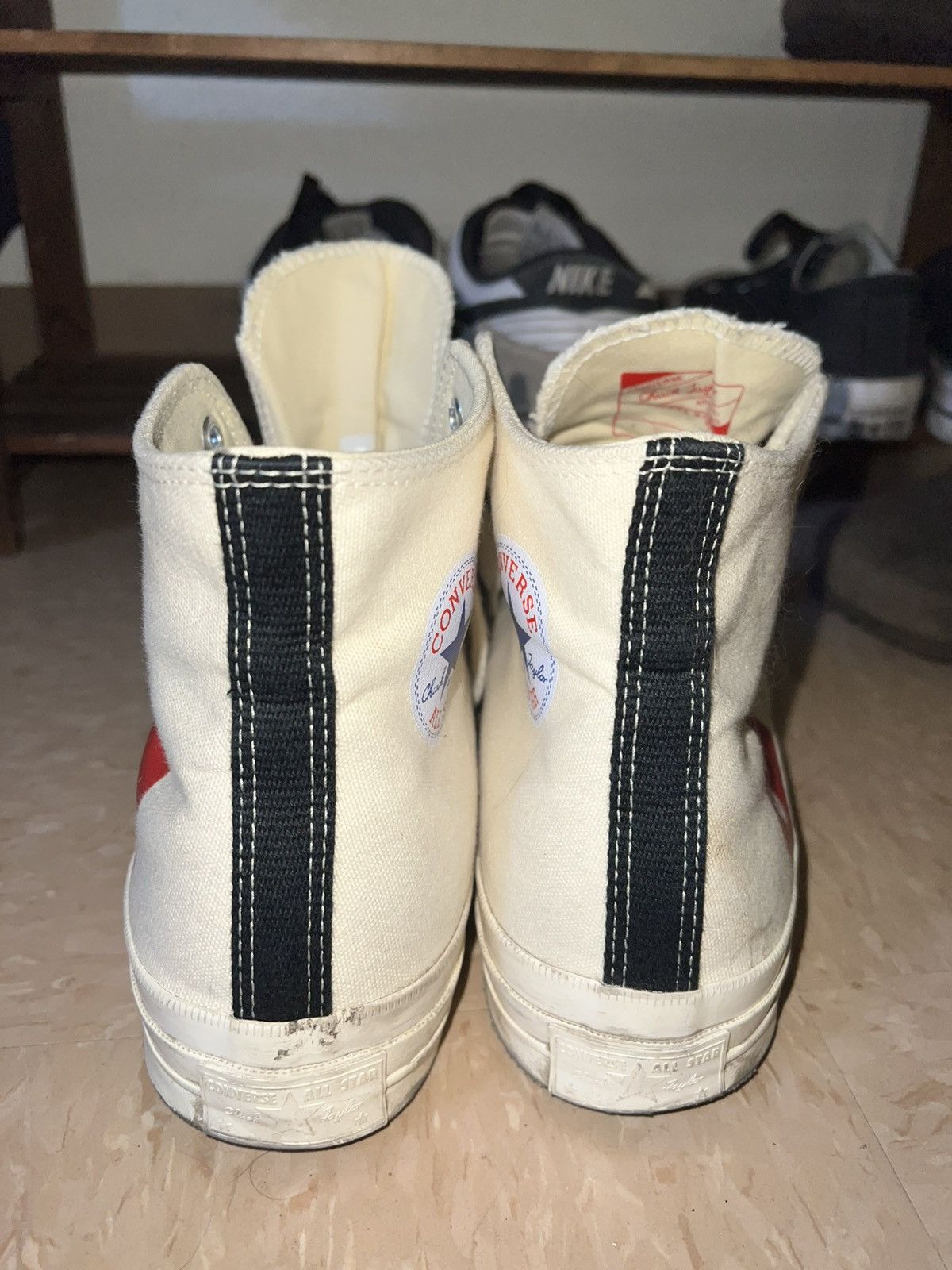 Comme des Garcons PLAY × Converse Comme De Garcons Play x Chuck Taylor Size US 10.5 / EU 43-44 - 2 Thumbnail