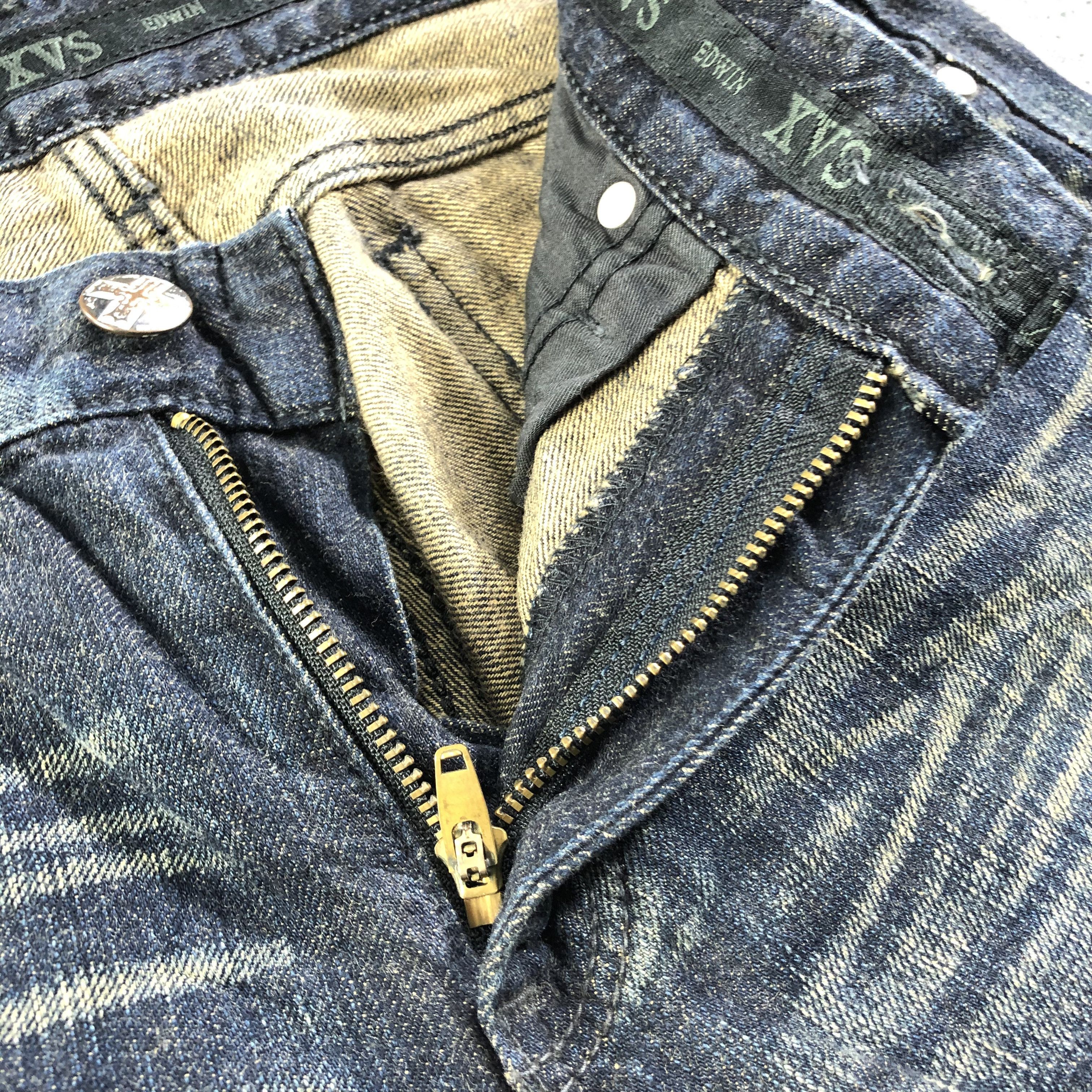 Edwin Edwin XVS Jeans Faded Blue Denim KJ2138 Size US 28 / EU 44 - 7 Thumbnail