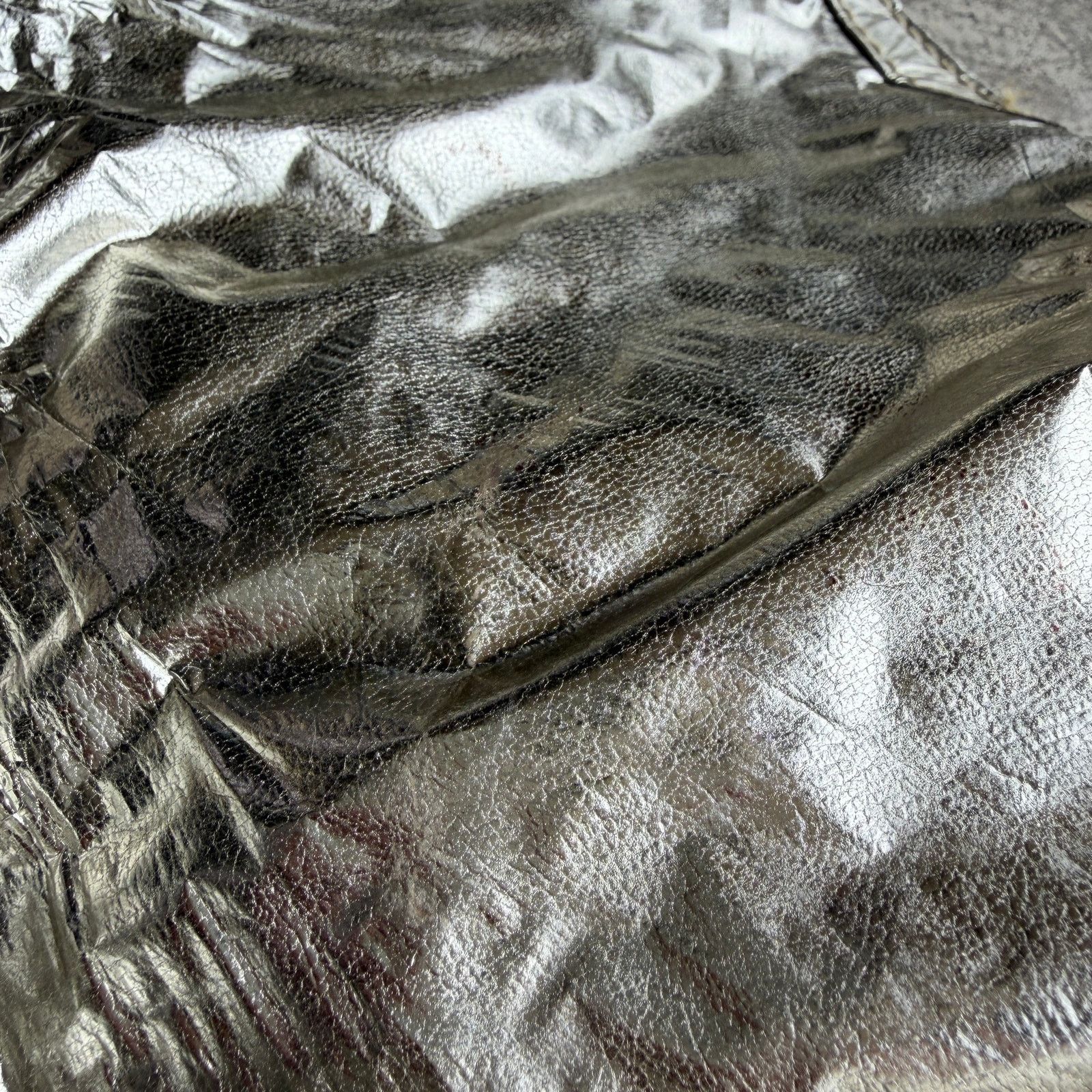 Other Y2K Silver Metallic Slouch Hobo Shoulder Bag Futuristic Size ONE SIZE - 3 Thumbnail