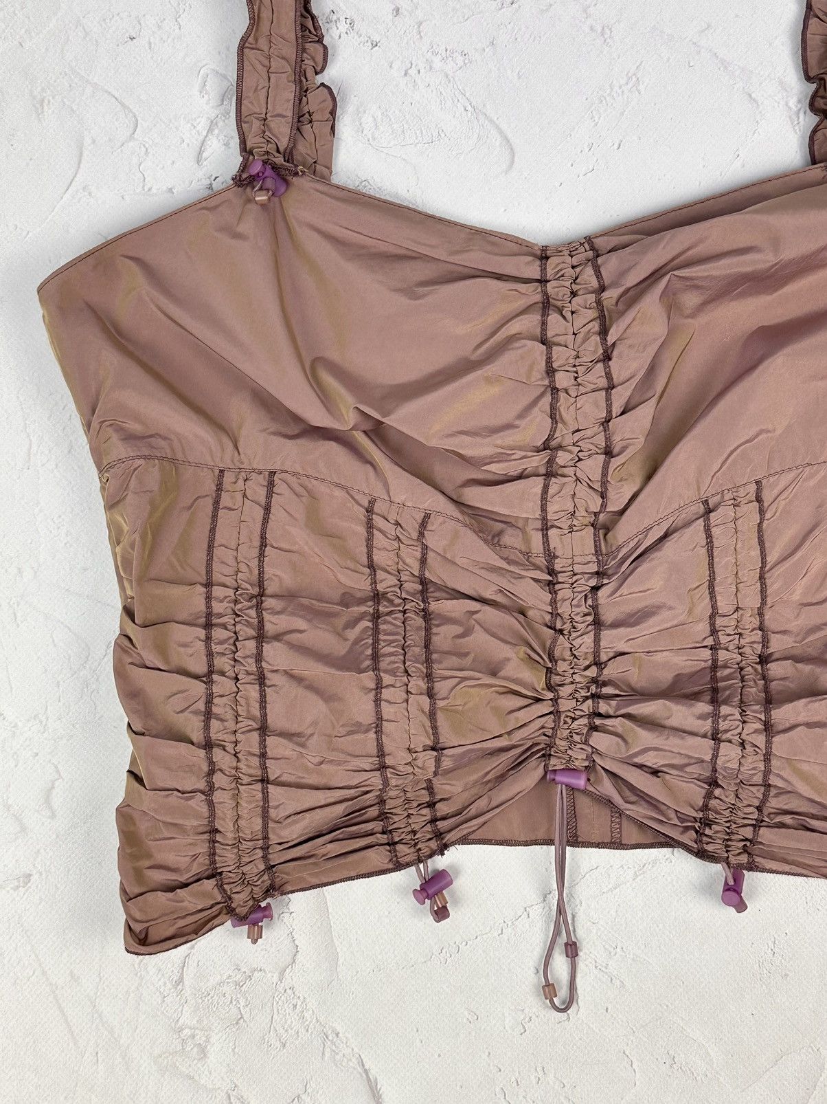 Beauty Beast × If Six Was Nine × Vintage Vintage Nylon Tank Top Size S / US 4 / IT 40 - 2 Thumbnail