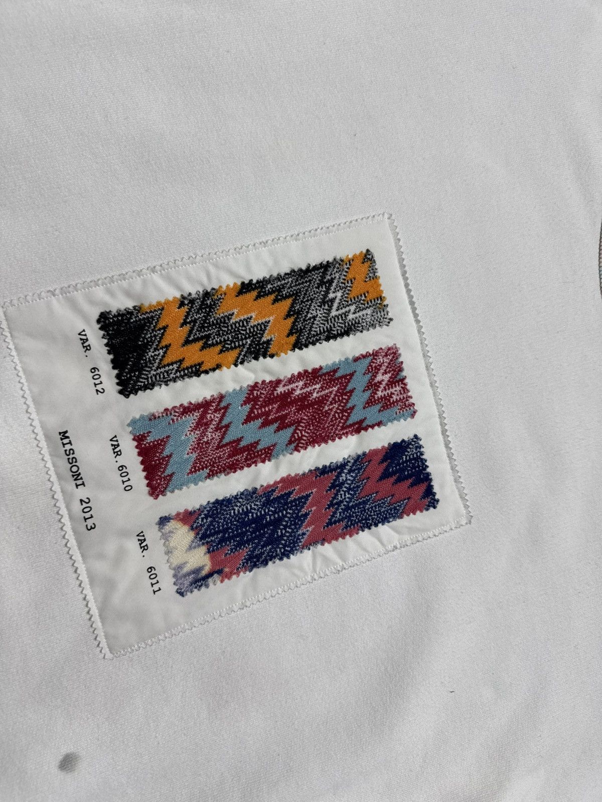 Missoni Missoni Luxury Sweatshirt Big Logo White Size US L / EU 52-54 / 3 - 4 Thumbnail