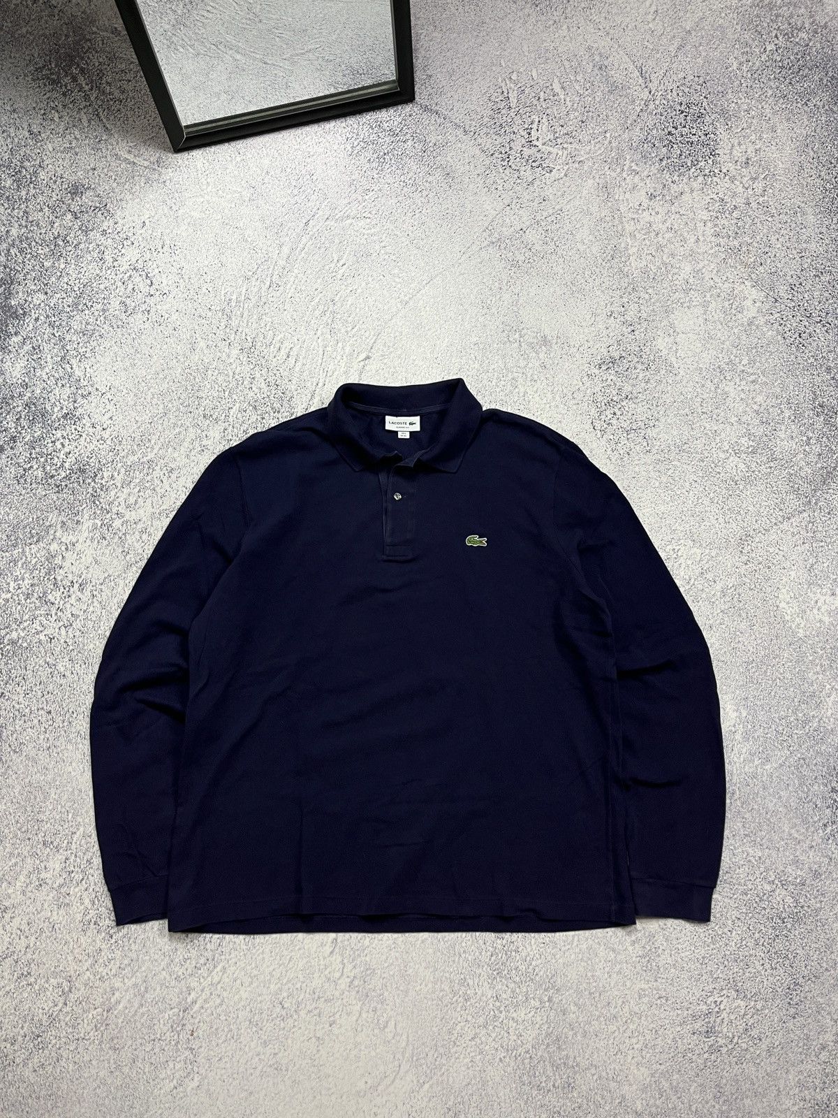 Lacoste × Vintage Lacoste Y2k Longsleeve Rugby Polo Shirt Chief Keef Size US XL / EU 56 / 4 - 1 Thumbnail
