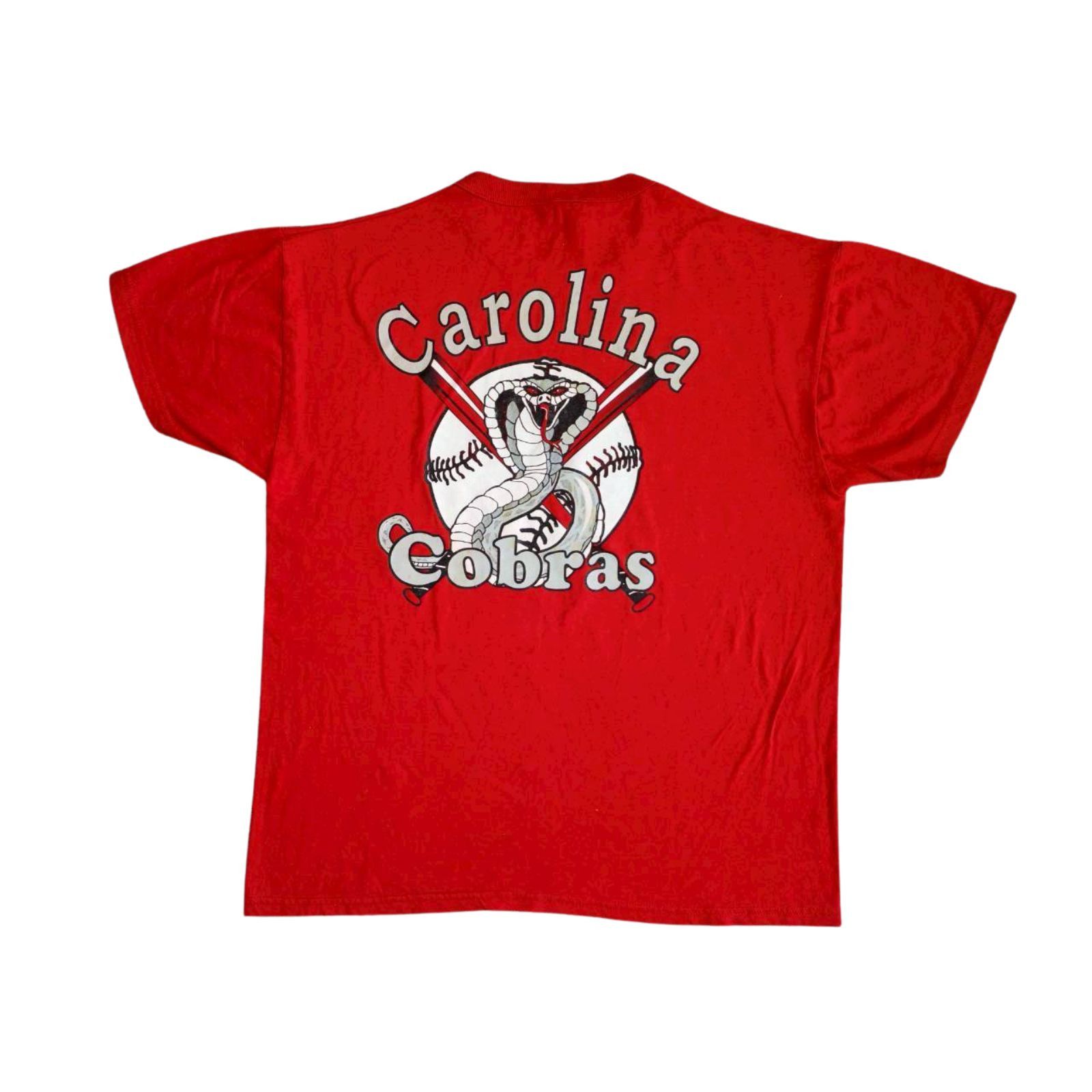 Russell Athletic Carolina Cobras Amateur Baseball 00's Vintage T Shirt 21/26 Size US L / EU 52-54 / 3 - 1 Thumbnail