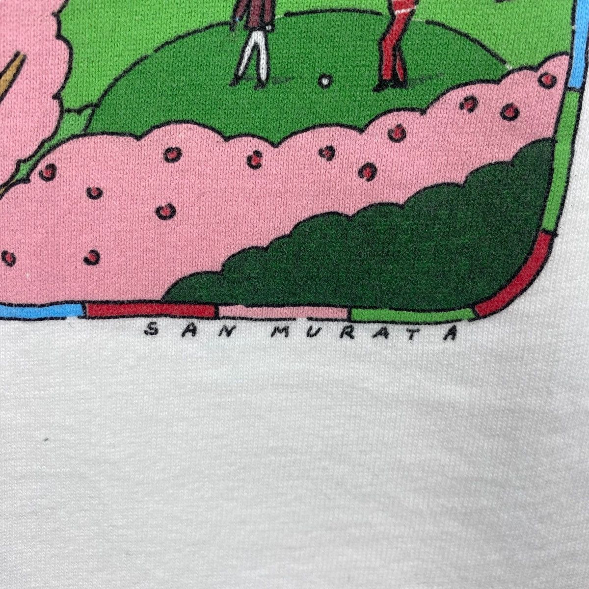 Vintage Vintage 90's SAN MURATA Artwork Naturals Graphic Tee Shirt Size US L / EU 52-54 / 3 - 3 Thumbnail