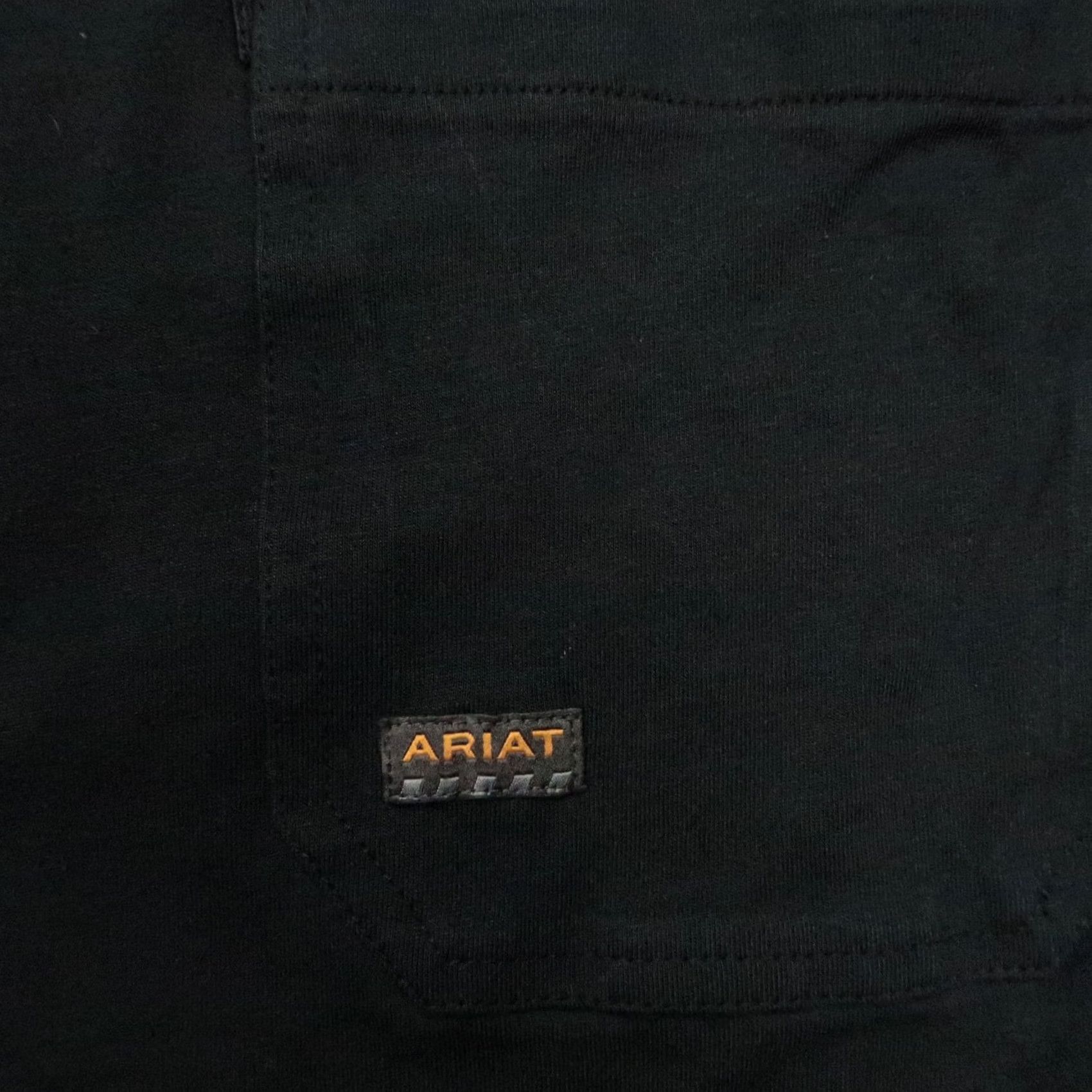 Ariat Ariat Shirt Mens XL Black Long Sleeve Tee Rebar Print Workwear Hard Hat Graphic Print Crew Neck Size US XL / EU 56 / 4 - 5 Thumbnail