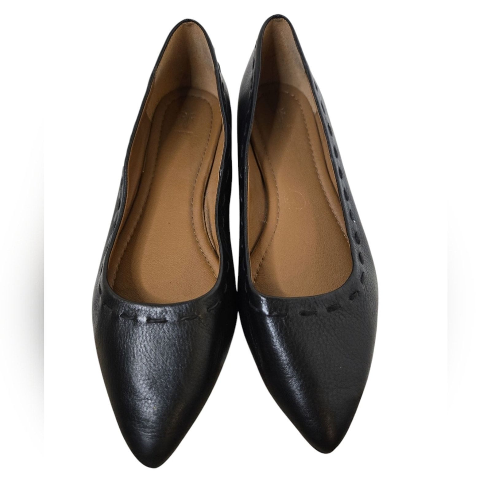 Frye FRYE US Women’s Leather Sienna Ballet Flats Shoes 9.5 M Size US 9.5 / IT 39.5 - 2 Thumbnail