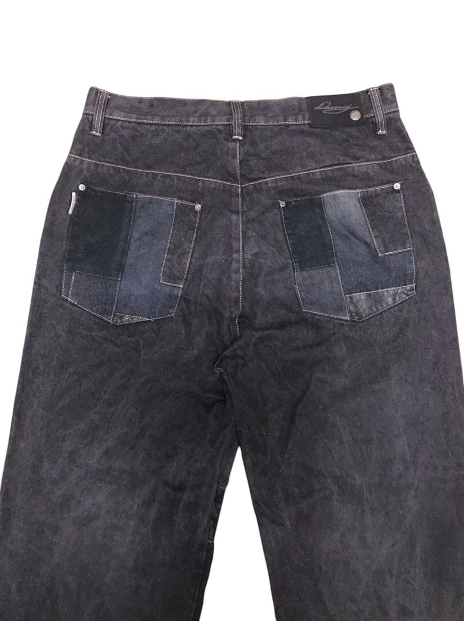 Japanese Brand RARE🔥🔥 Mallgoth Davoucci Patchwork Skate Baggy Jeans Size US 38 / EU 54 - 11 Thumbnail