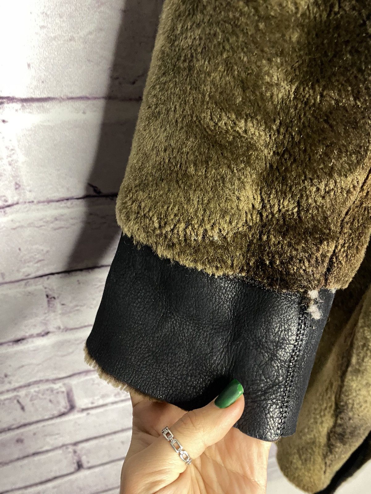 Other women's natural fur coat double-sided with belt vintage Size S / US 4 / IT 40 - 4 Thumbnail