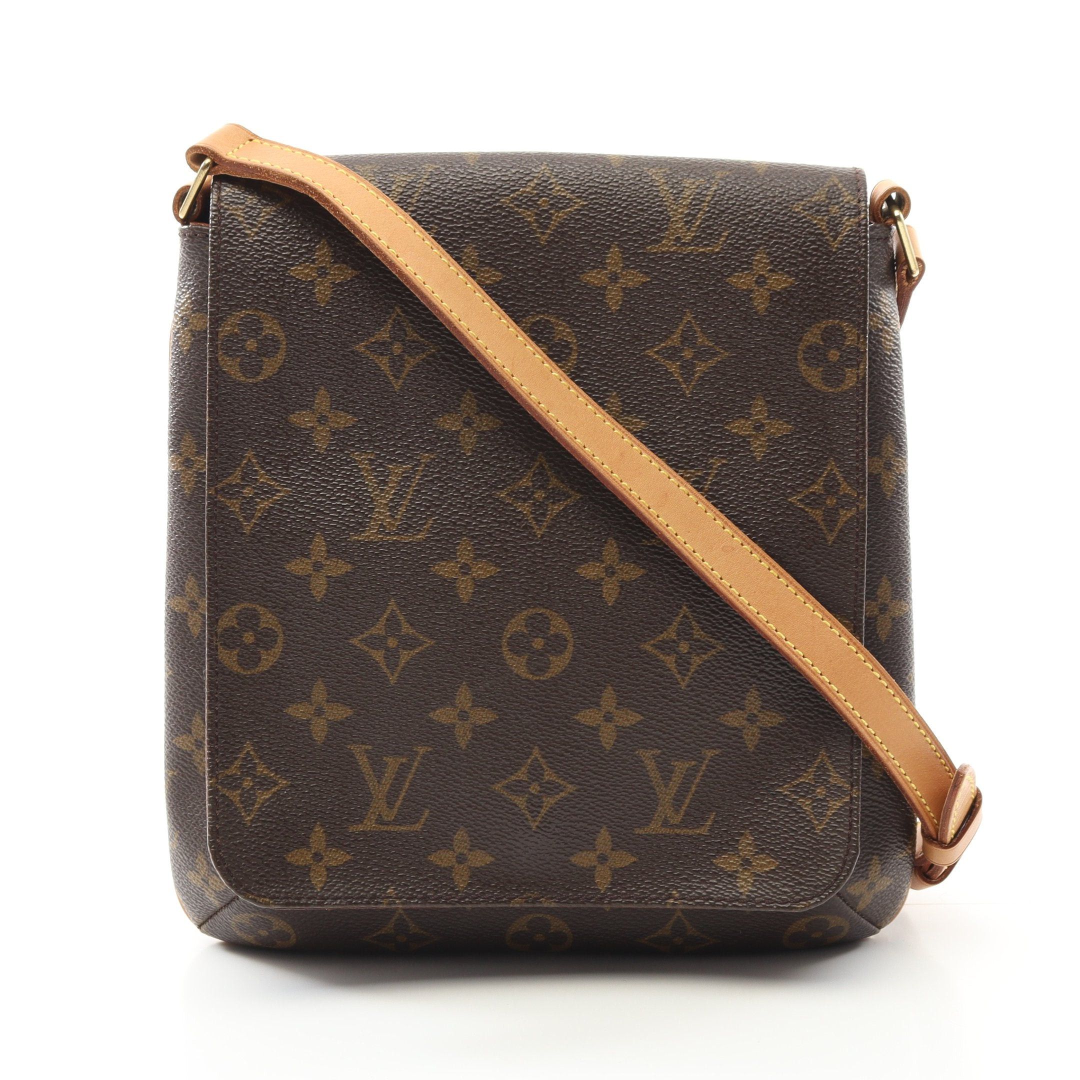 Louis Vuitton Louis Vuitton Musette Salsa Long Strap Monogram Shoulder Bag Leather Brown Size ONE SIZE - 1 Thumbnail