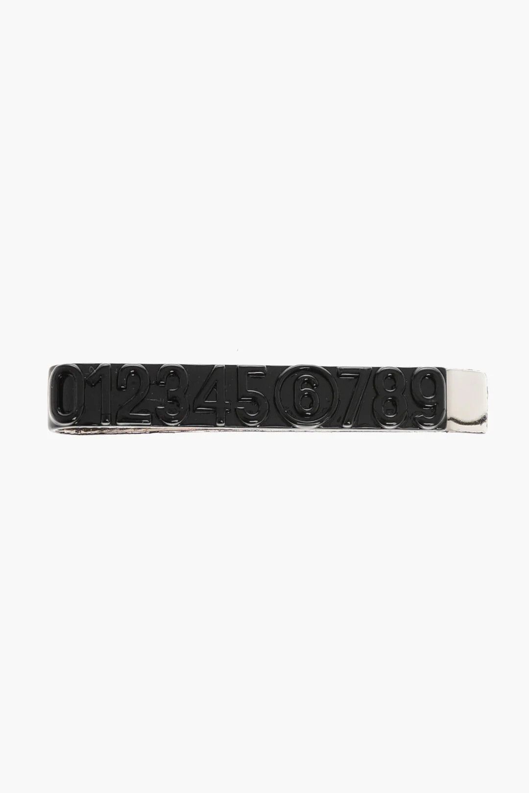 Maison Margiela og1mm0426 Size: OS / MM6 Brass Tie Clip in Black Size ONE SIZE - 3 Thumbnail