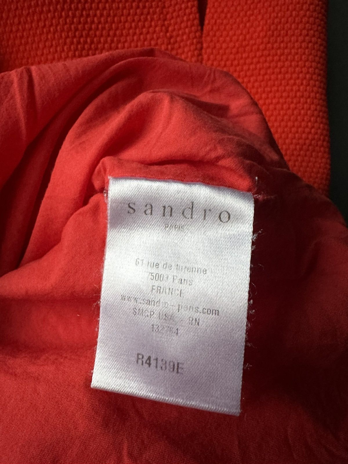 Sandro Sandro Paris Sleeveless Orange Dress Size 3 Size M / US 6-8 / IT 42-44 - 5 Thumbnail
