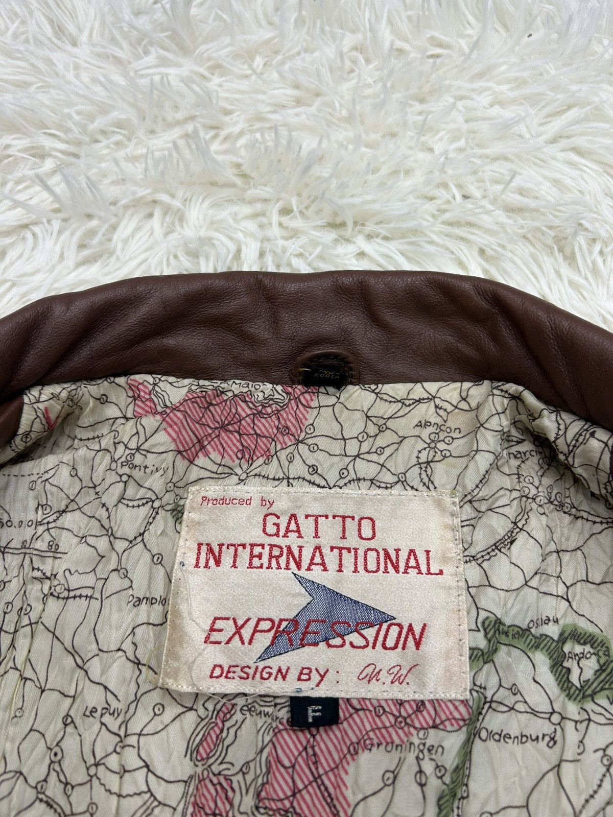 Genuine Leather × Vintage Gatto International Cow-Hide Leather Jacket Size US M / EU 48-50 / 2 - 2 Thumbnail