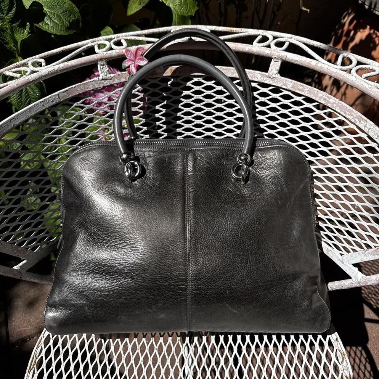 Tod's Tod’s Dark Metallic Leather Bowler Bag Size ONE SIZE - 2 Thumbnail