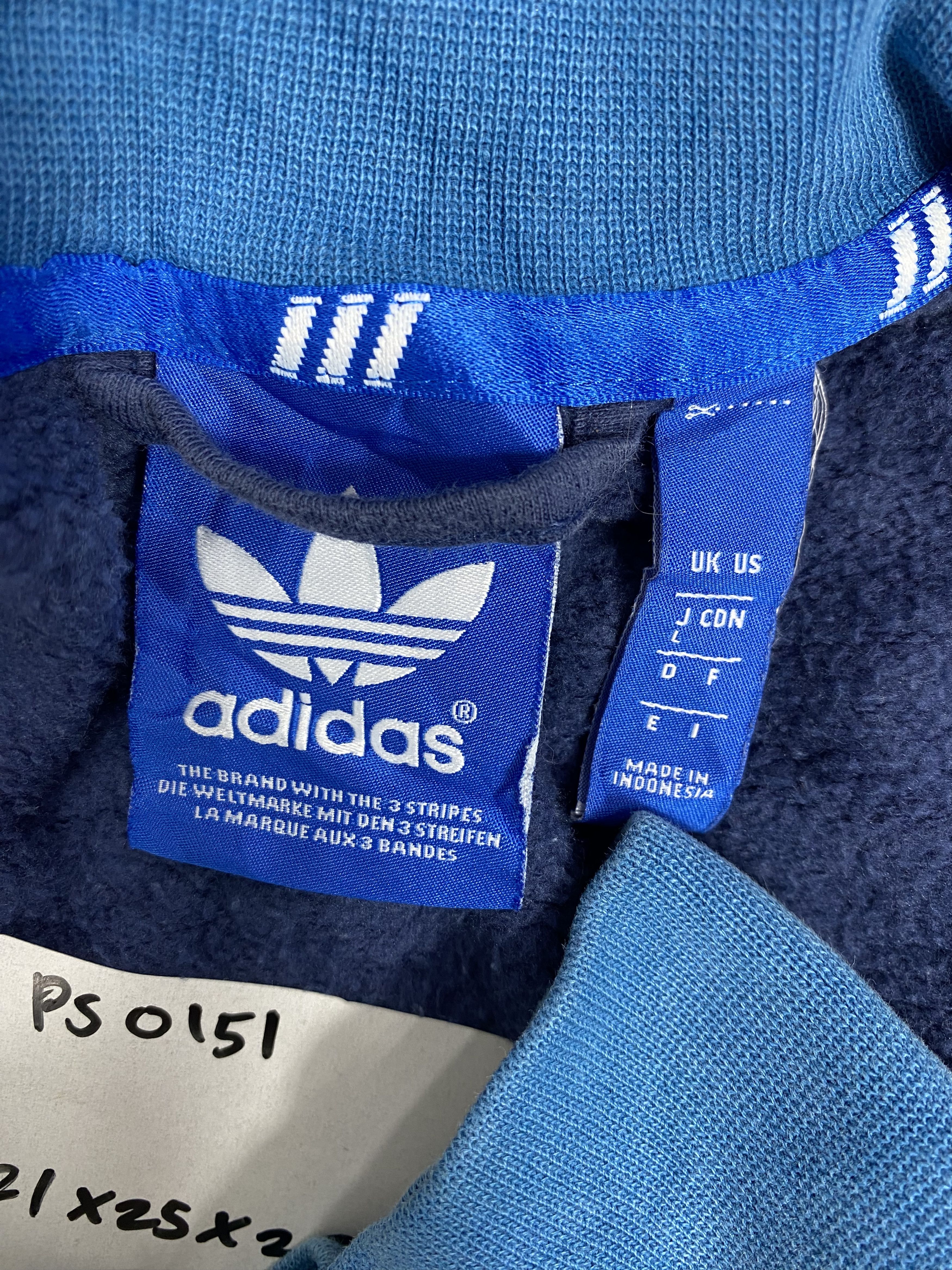 Adidas Vintage Adidas Sunfaded Blue Sweaters PS0151 Size US L / EU 52-54 / 3 - 8 Thumbnail