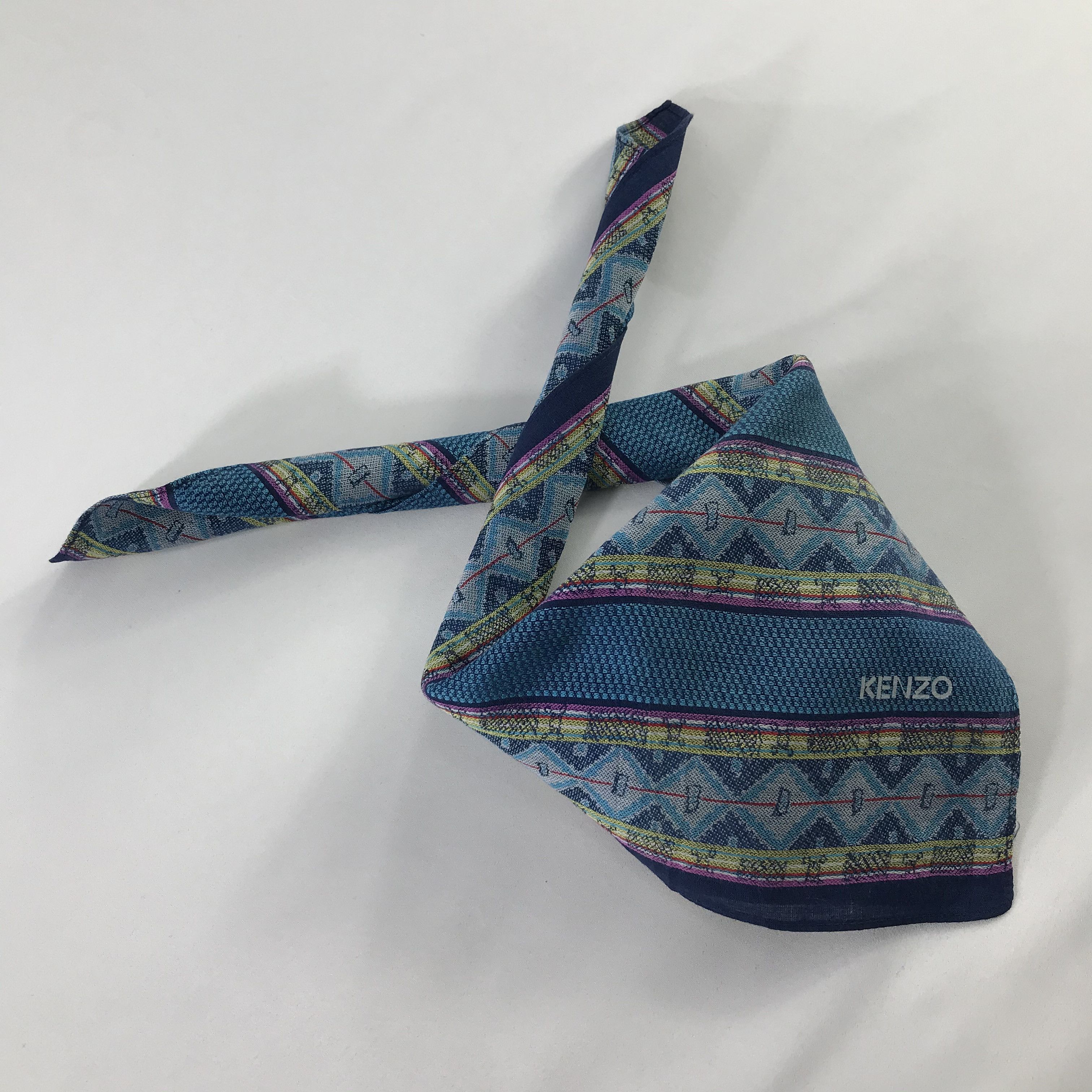 Kenzo × Vintage Kenzo Bandana / Handkerchief / Neckerchief - S433 Size ONE SIZE - 4 Thumbnail