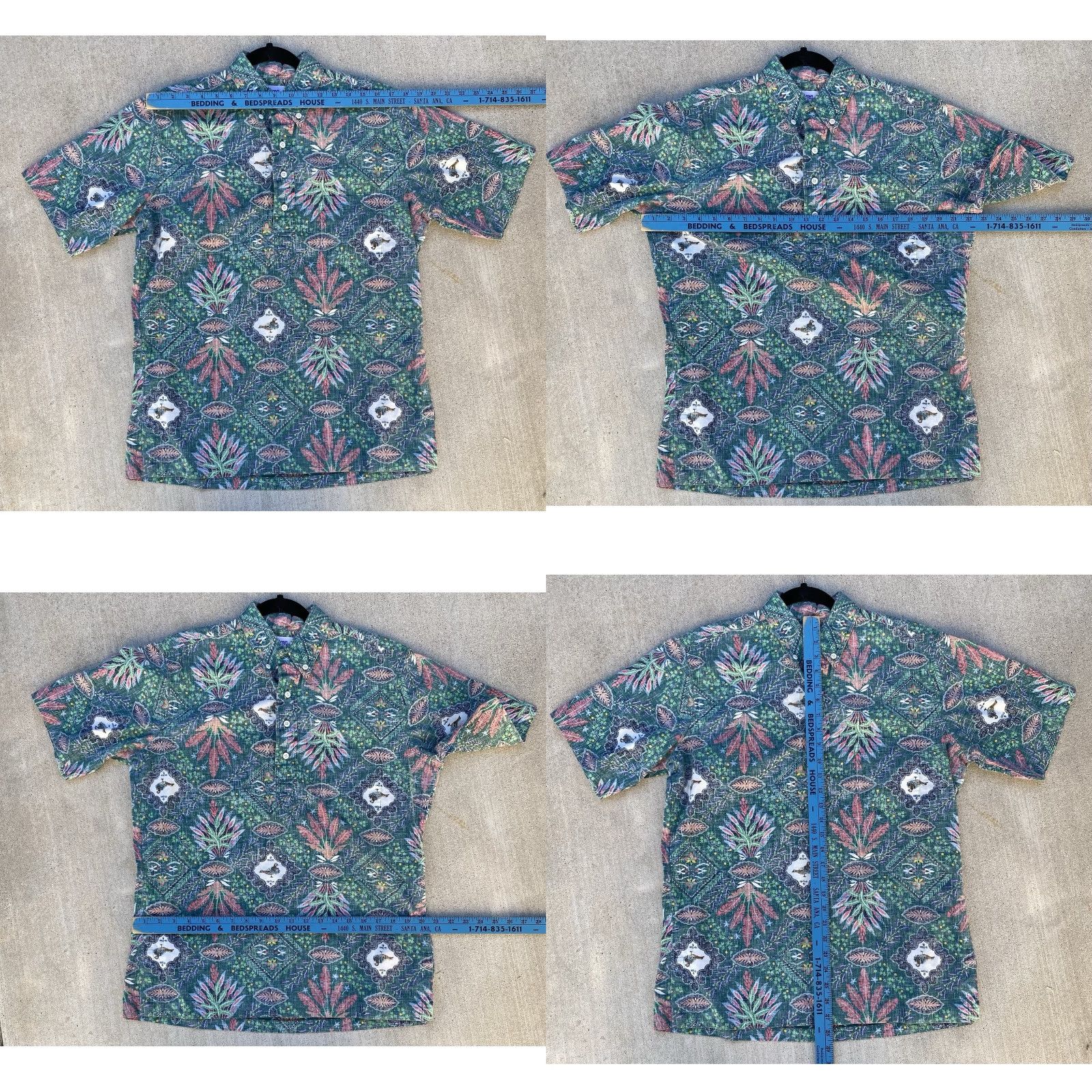Reyn Spooner Reyn Spooner Button-Up Shirt Duck Bird M Multicolor Short Sleeve Polo/Casual Pullover Tailored In Hawaii Man Size M Size US M / EU 48-50 / 2 - 9 Thumbnail