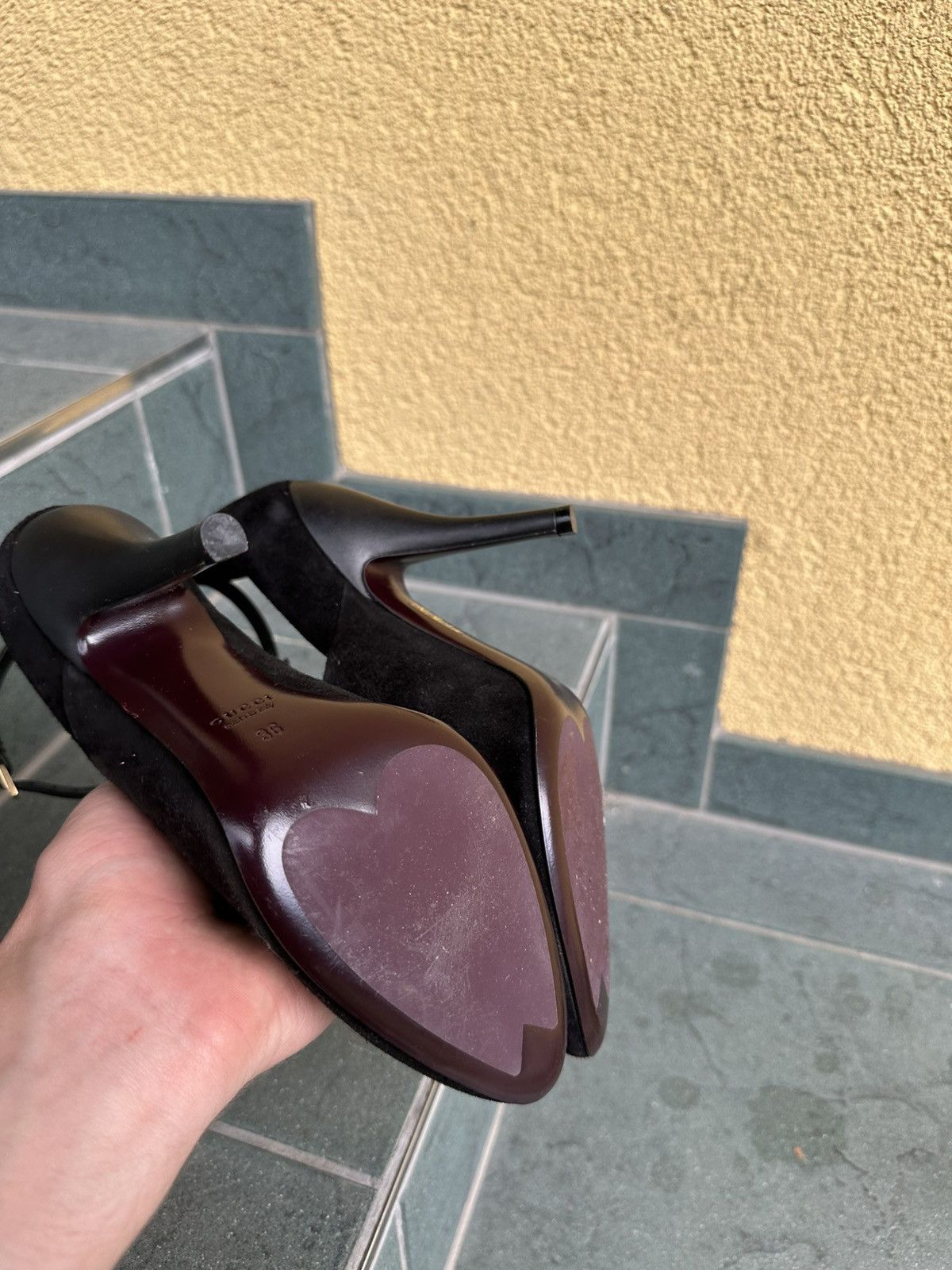 Gucci Gucci Heels Pumps Black Vintage Rare Luxury Shoes 36 US-5,5 Size US 5.5 / IT 35.5 - 13 Thumbnail