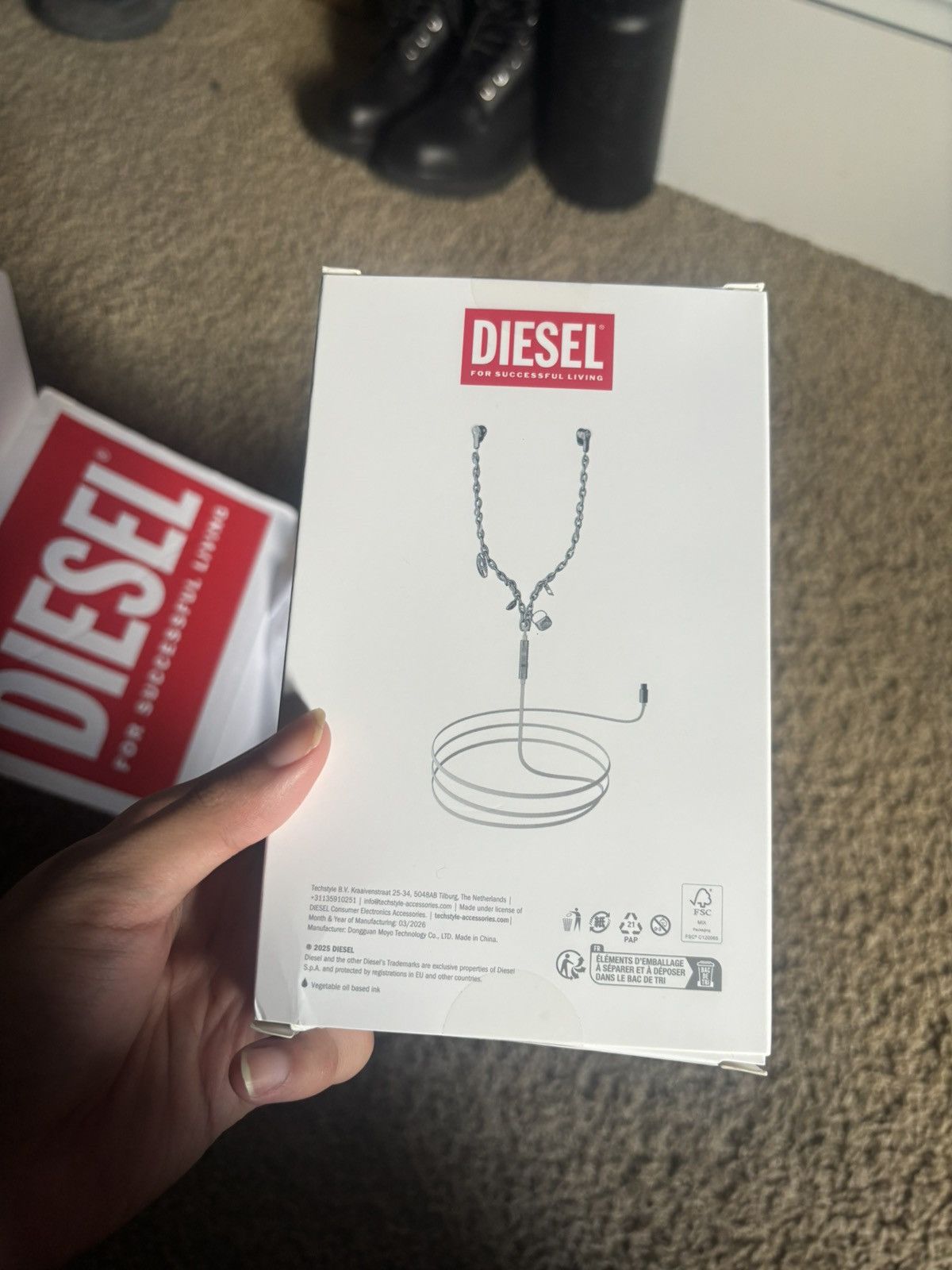 Diesel Diesel Charm Wired Earbuds Size ONE SIZE - 3 Thumbnail