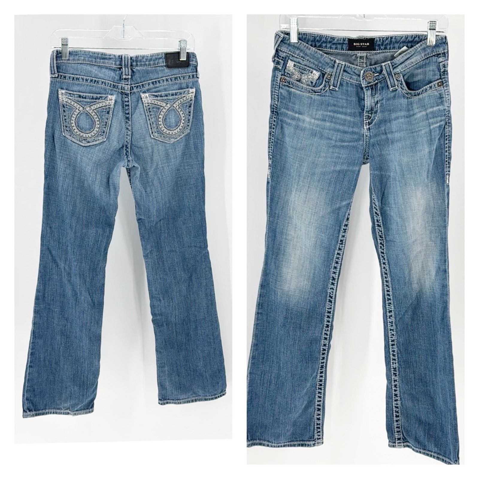 Big Star Big Star Remmy bootcut jeans sz 28 rodeo western low rise Size 28" / US 6 / IT 42 - 1 Thumbnail