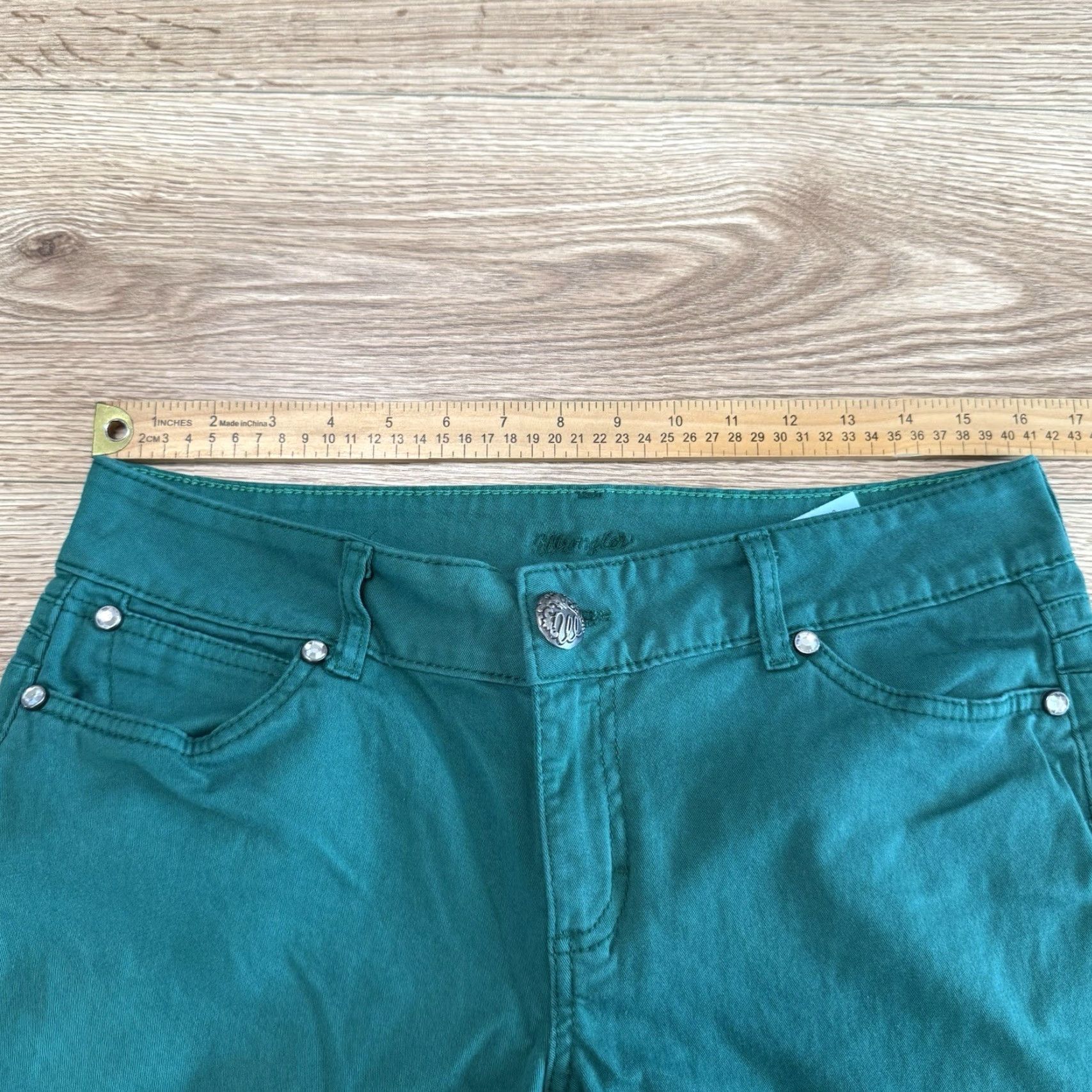 Wrangler VINTAGE Wrangler Women's Skinny Jeans Juniors Size 9 Low Rise Blue Cotton Blend 2000s Size 30" / US 8 / IT 44 - 3 Thumbnail