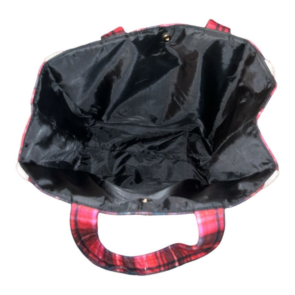 Victoria's Secret Victoria's Secret Red Plaid Tote Bag Size ONE SIZE - 4 Thumbnail