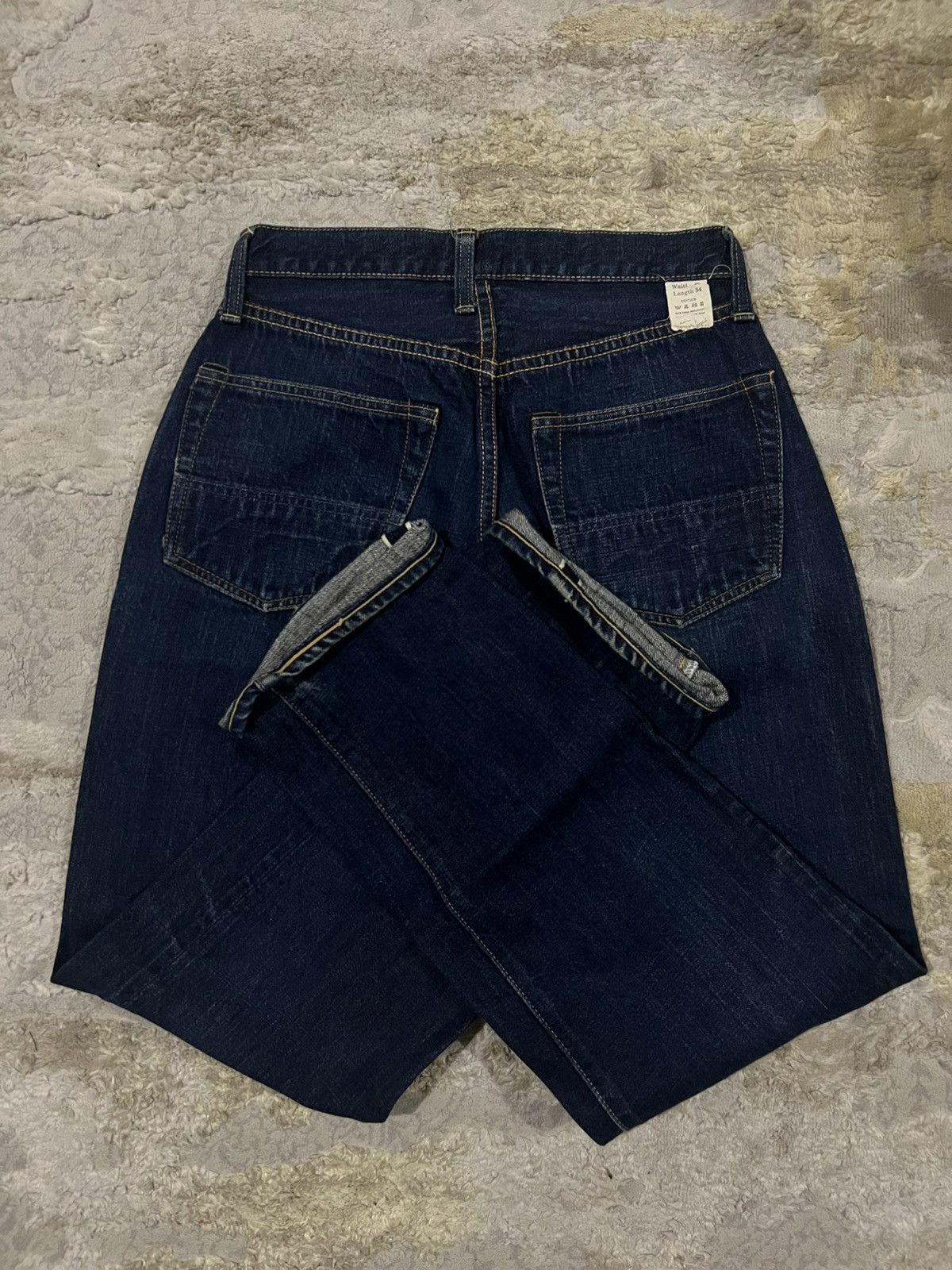 Oni Vintage Adam Et Rope 12oz Indigo Selvaged Denim Regular 501 Size US 28 / EU 44 - 4 Thumbnail
