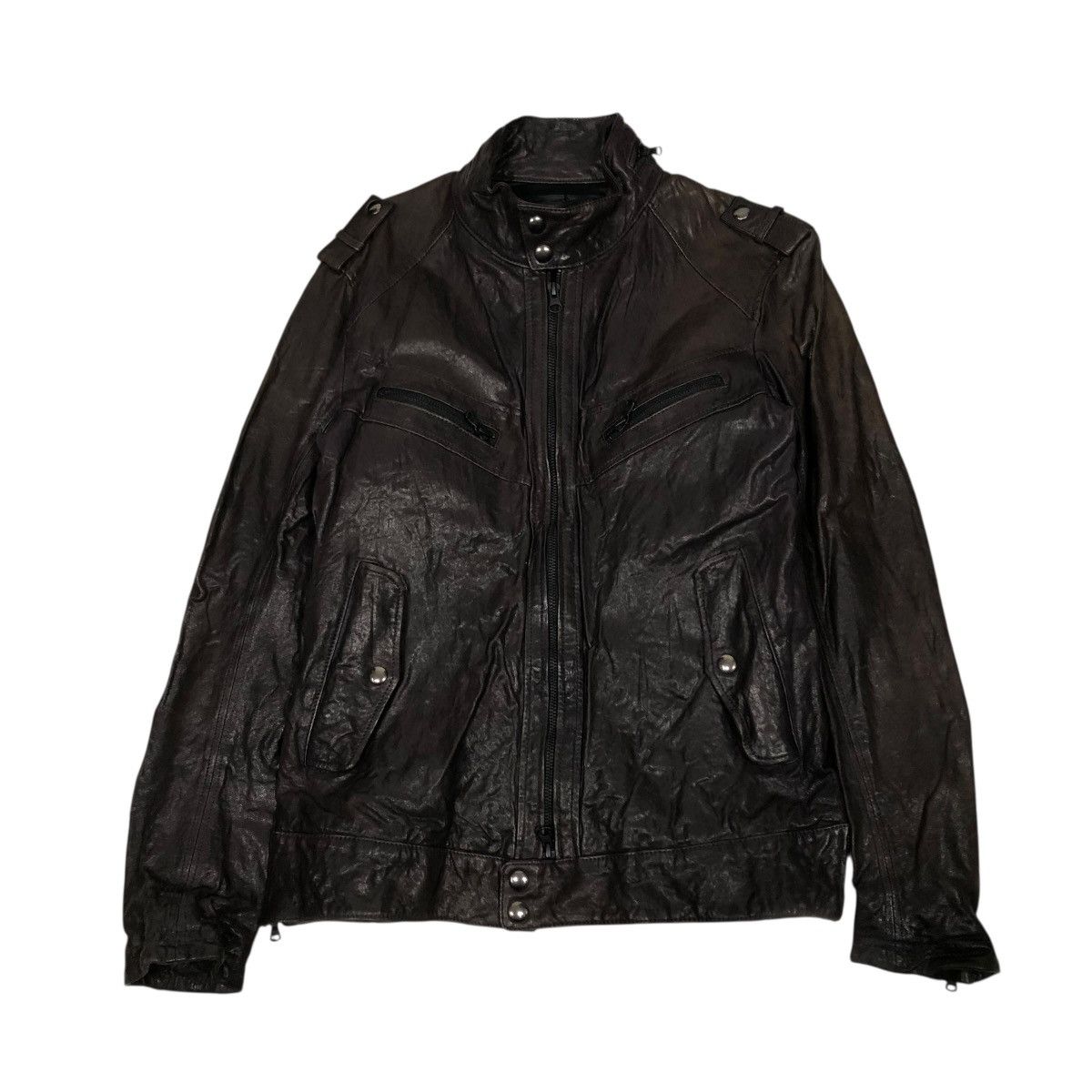 ISSEI MIYAKE mouton leather jacket 　 鹿革 ISSEI MIYAKE mouton leather jacket 鹿革 ISSEI MIYAKE mouton