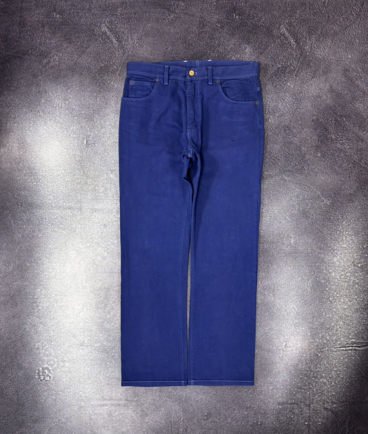 Tom Ford Tom Ford TF001 Men’s Relaxed Loose Blue Denim Jeans Size US 34 / EU 50 - 1 Thumbnail
