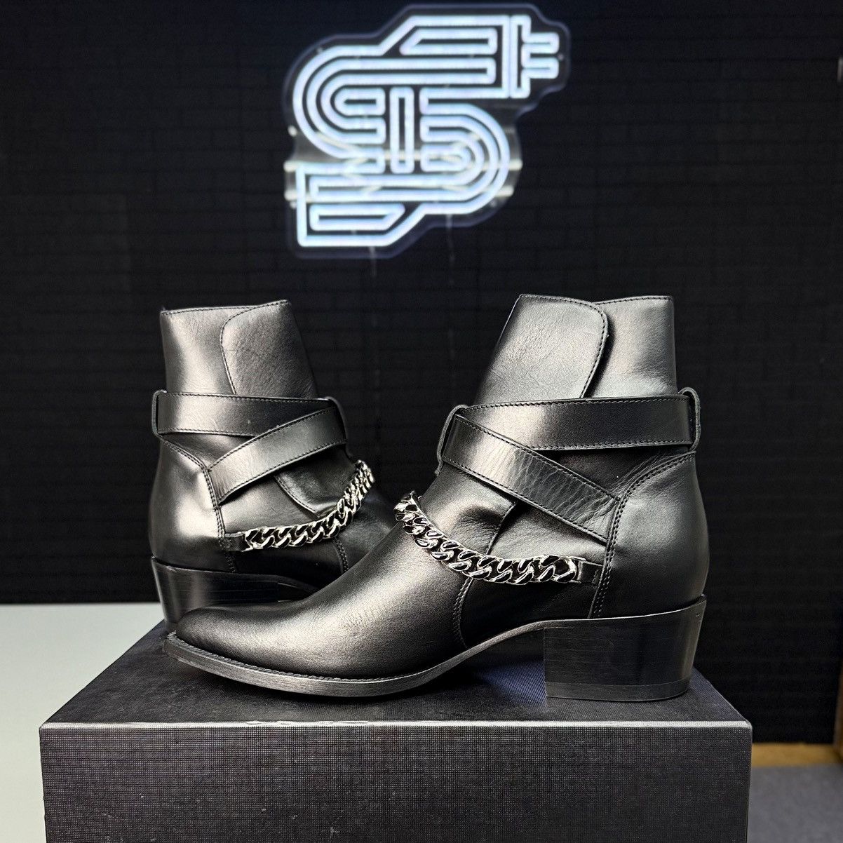 Amiri Amiri Chain Bandana Black Boot Size US 8.5 / EU 41-42 - 5 Thumbnail