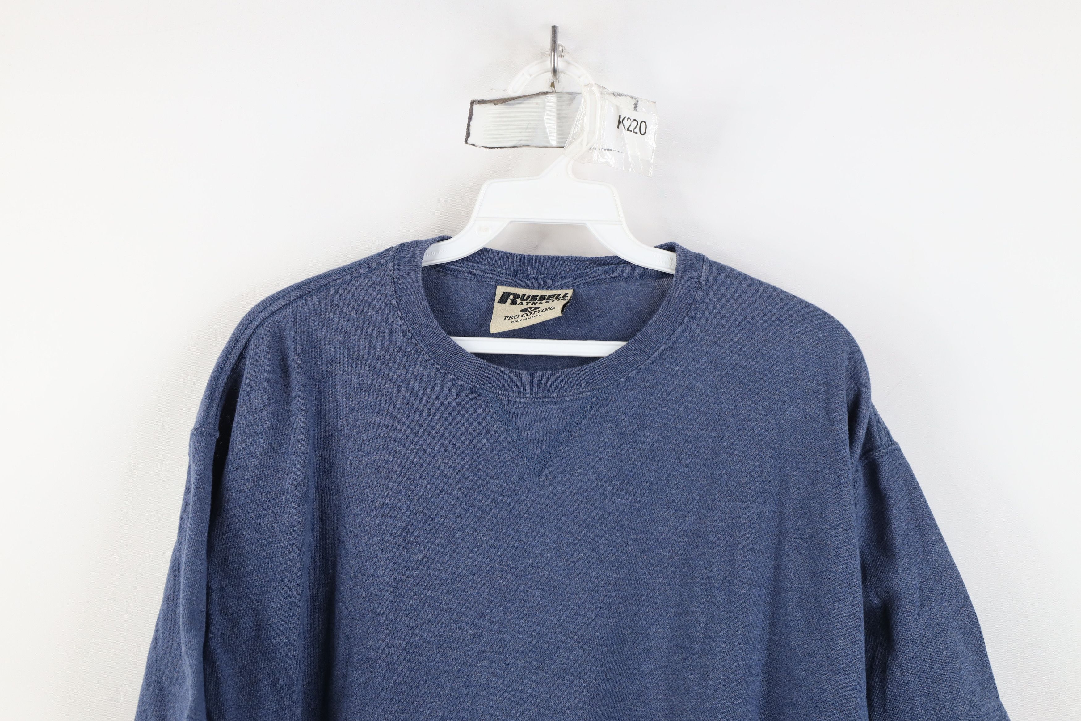 Russell Athletic Vintage 90s Y2K Russell Athletic Short Sleeve T-Shirt Blue Size US M / EU 48-50 / 2 - 2 Thumbnail