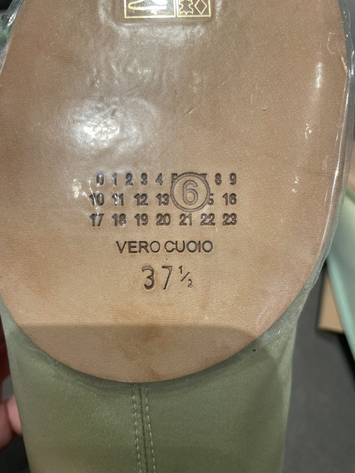 Maison Margiela LN MM6 ballet shoe Anatomic light green - 37.5 Size US 7.5 / IT 37.5 - 10 Thumbnail
