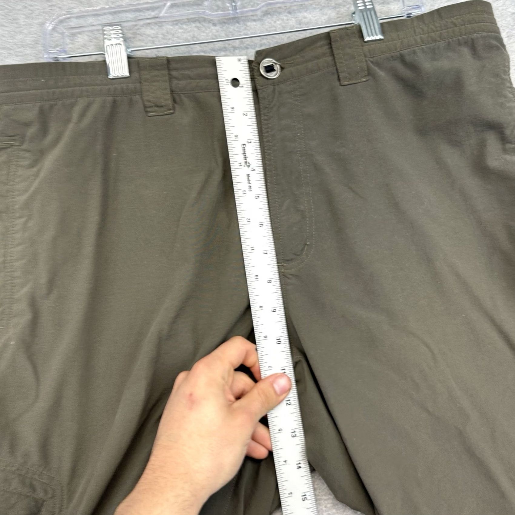 ExOfficio ExOfficio Mens Cargo Hiking Pants Brown Nylon Zip Off Convertible Shorts 36x32 Casual Travel Size US 36 / EU 52 - 3 Thumbnail