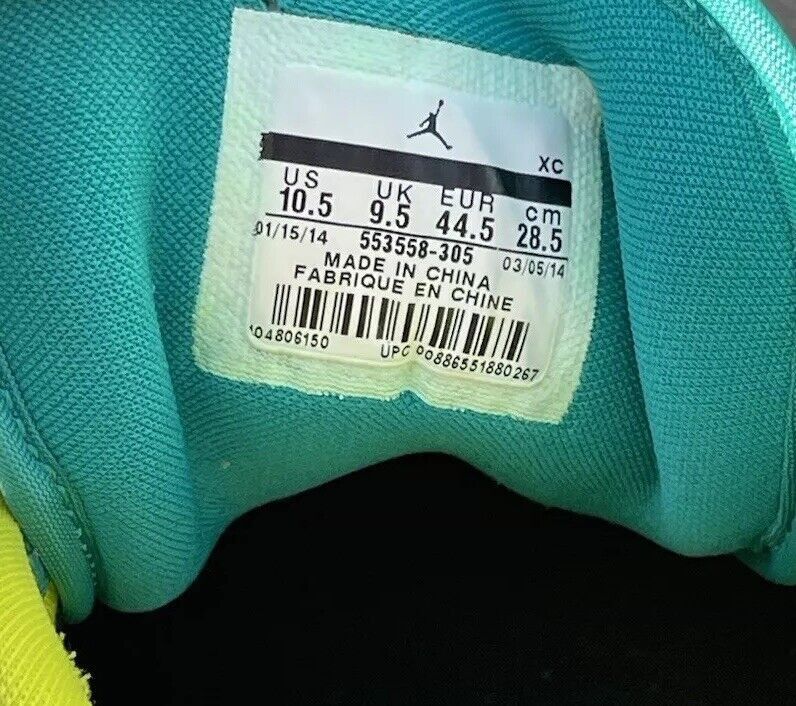 Jordan Brand × Nike Air Jordan 1 Retro Low Teal Venom Green Men’s Shoes Sz 10.5 Size US 10.5 / EU 43-44 - 4 Thumbnail
