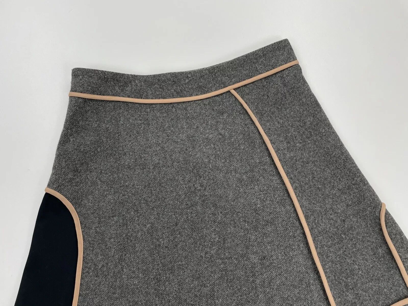Marni MARNI Wool Short A-line Womens Skirt Grey Size 40 Size 27" / US 4 / IT 40 - 14 Thumbnail