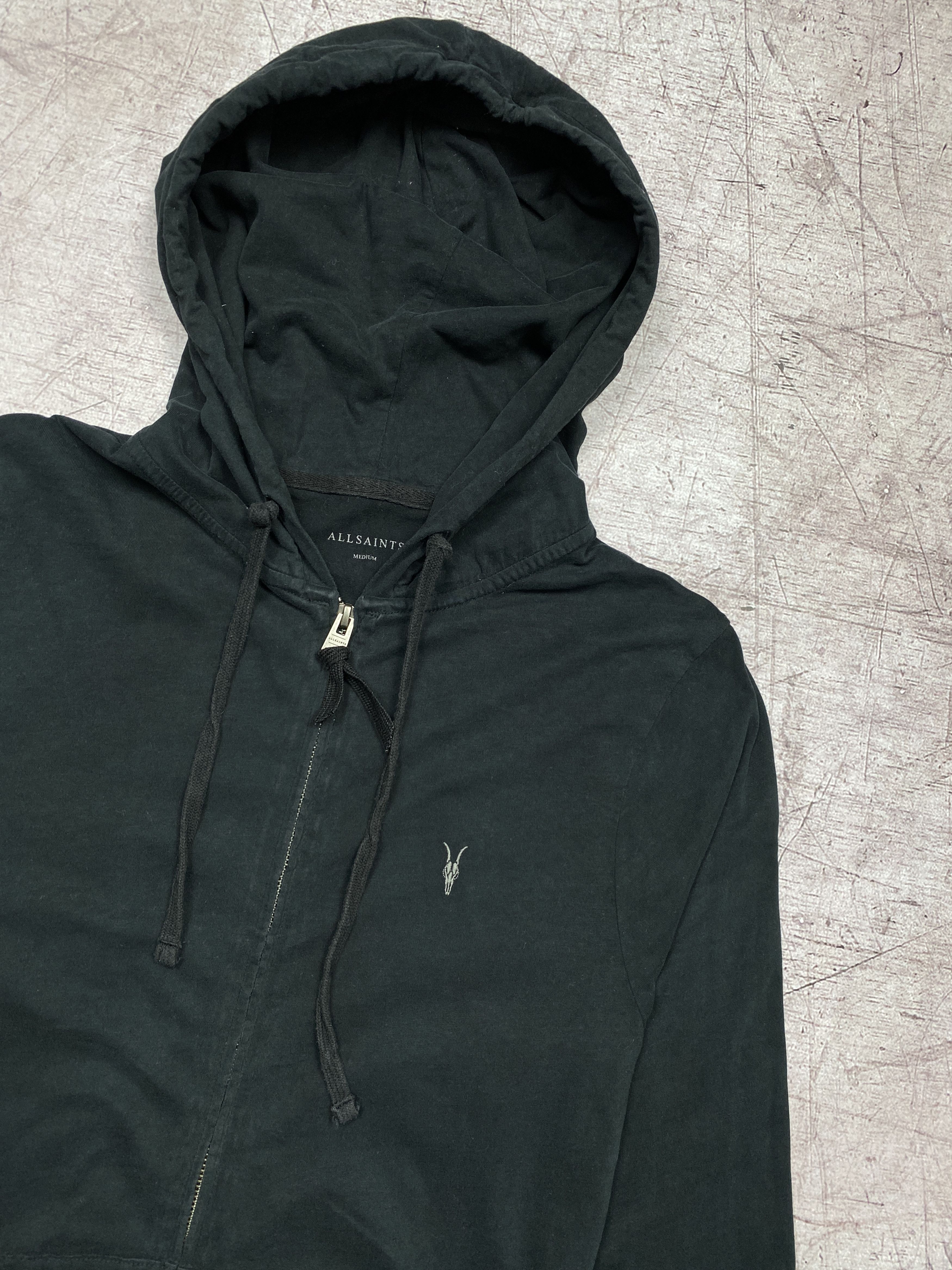Allsaints Allsaints Vintage Mens Light Brace Zip Hoodie Size US M / EU 48-50 / 2 - 2 Thumbnail