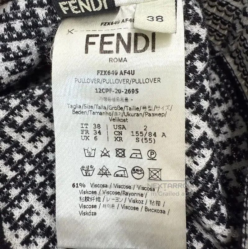 Fendi Fendi Colorblock Polyester Women's T-Shirt . Size M / US 6-8 / IT 42-44 - 5 Thumbnail