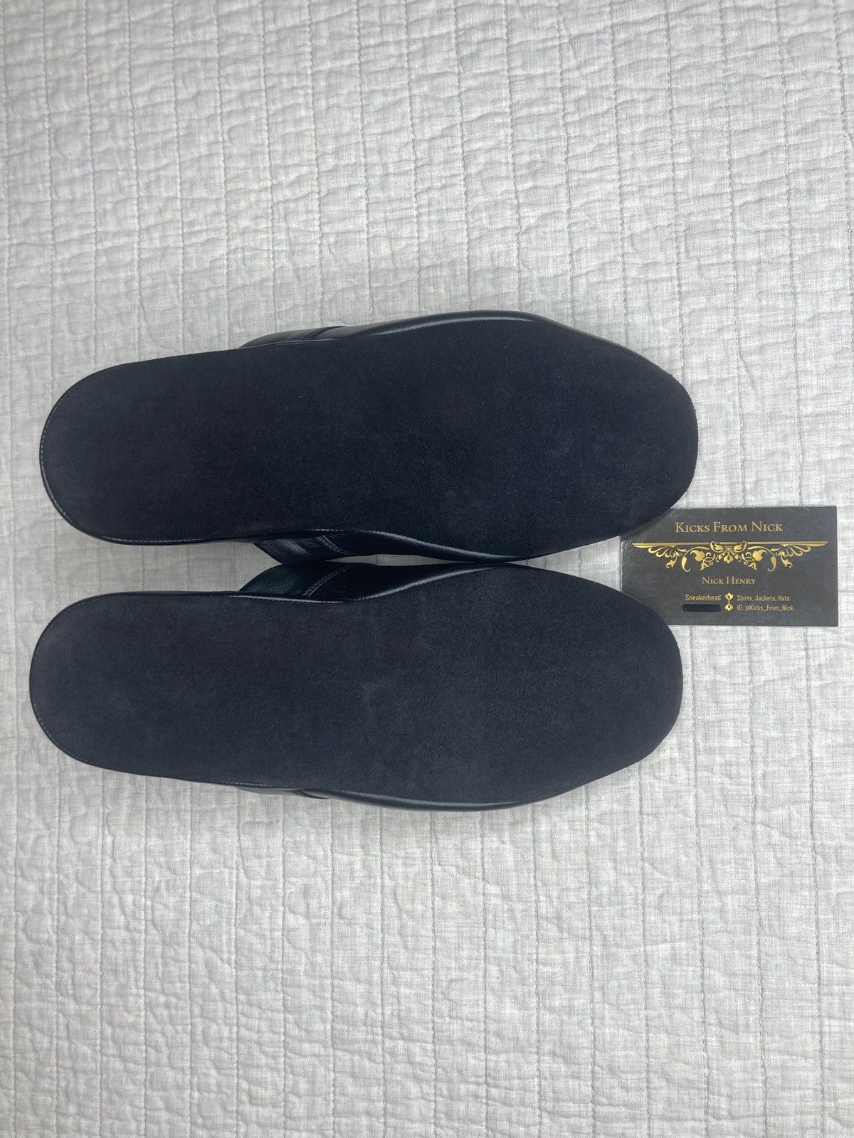 Louis Vuitton × Supreme Supreme x Louis Vuitton Hugh Slippers 'Black' Size 5 Size US 5 / EU 37 - 5 Thumbnail