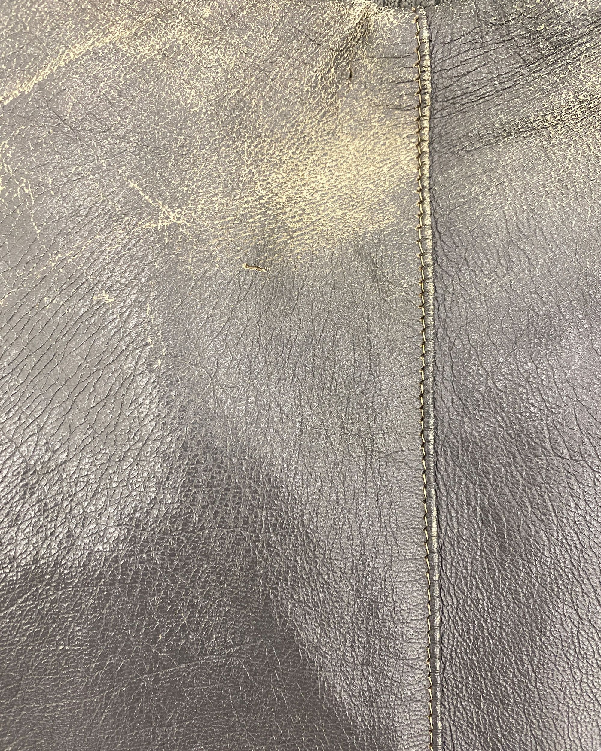 Vintage 1970s German Leather Flightjacket Size US L / EU 52-54 / 3 - 11 Thumbnail
