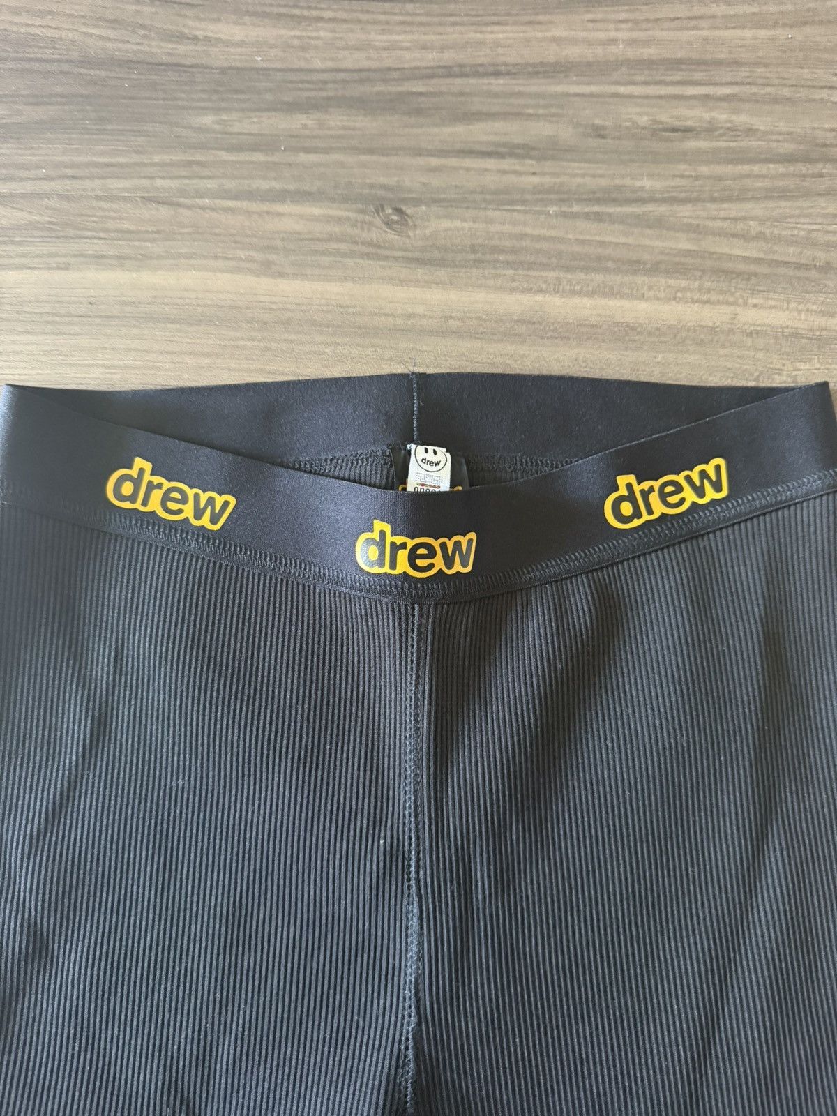 Drew House Drew House Ribbed Biker Shorts Black Size S Logo Waistband Size 30" / US 8 / IT 44 - 3 Thumbnail