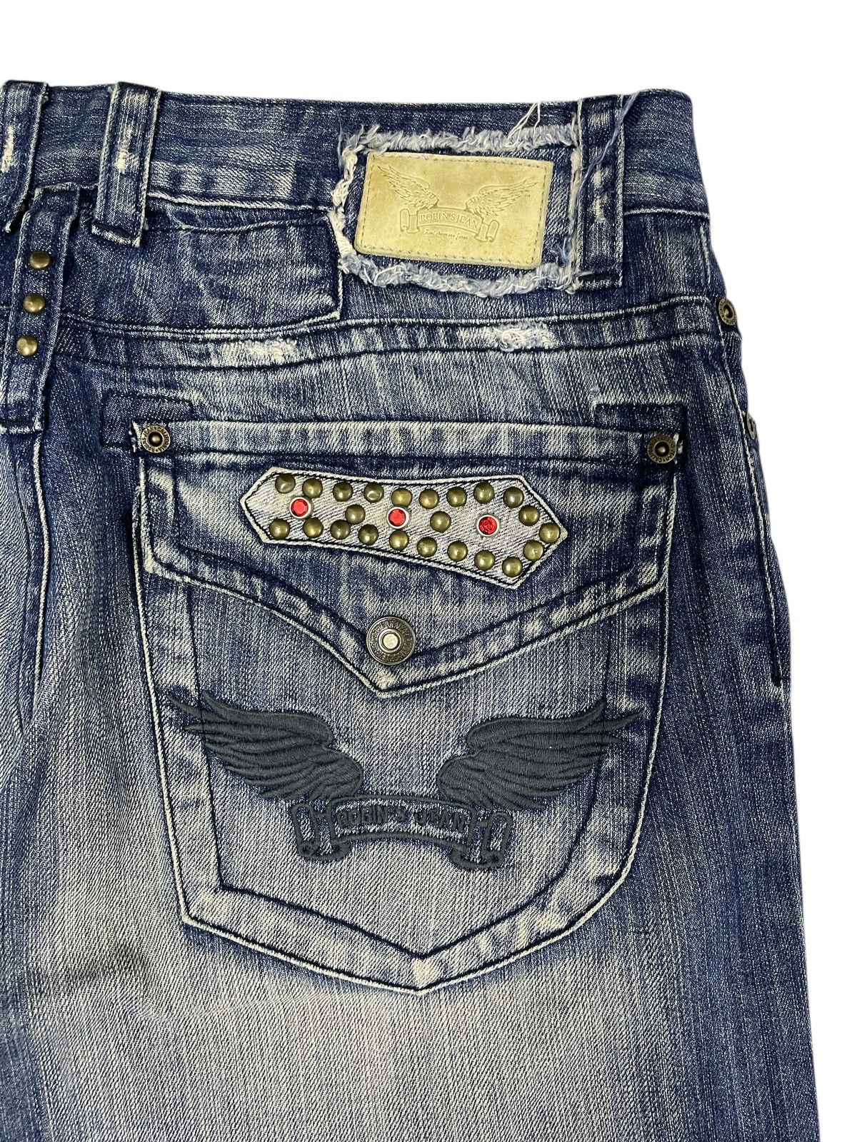 Robins Jeans Vintage Distressed Robins Jeans Size US 32 / EU 48 - 9 Thumbnail