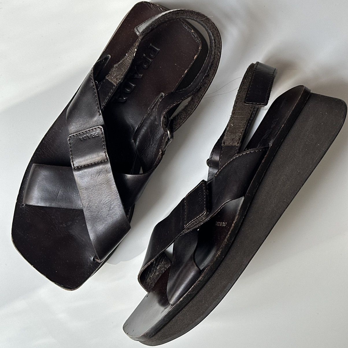 Prada Prada Vintage Archive Women's Sandals Size US 7.5 / IT 37.5 - 1 Thumbnail