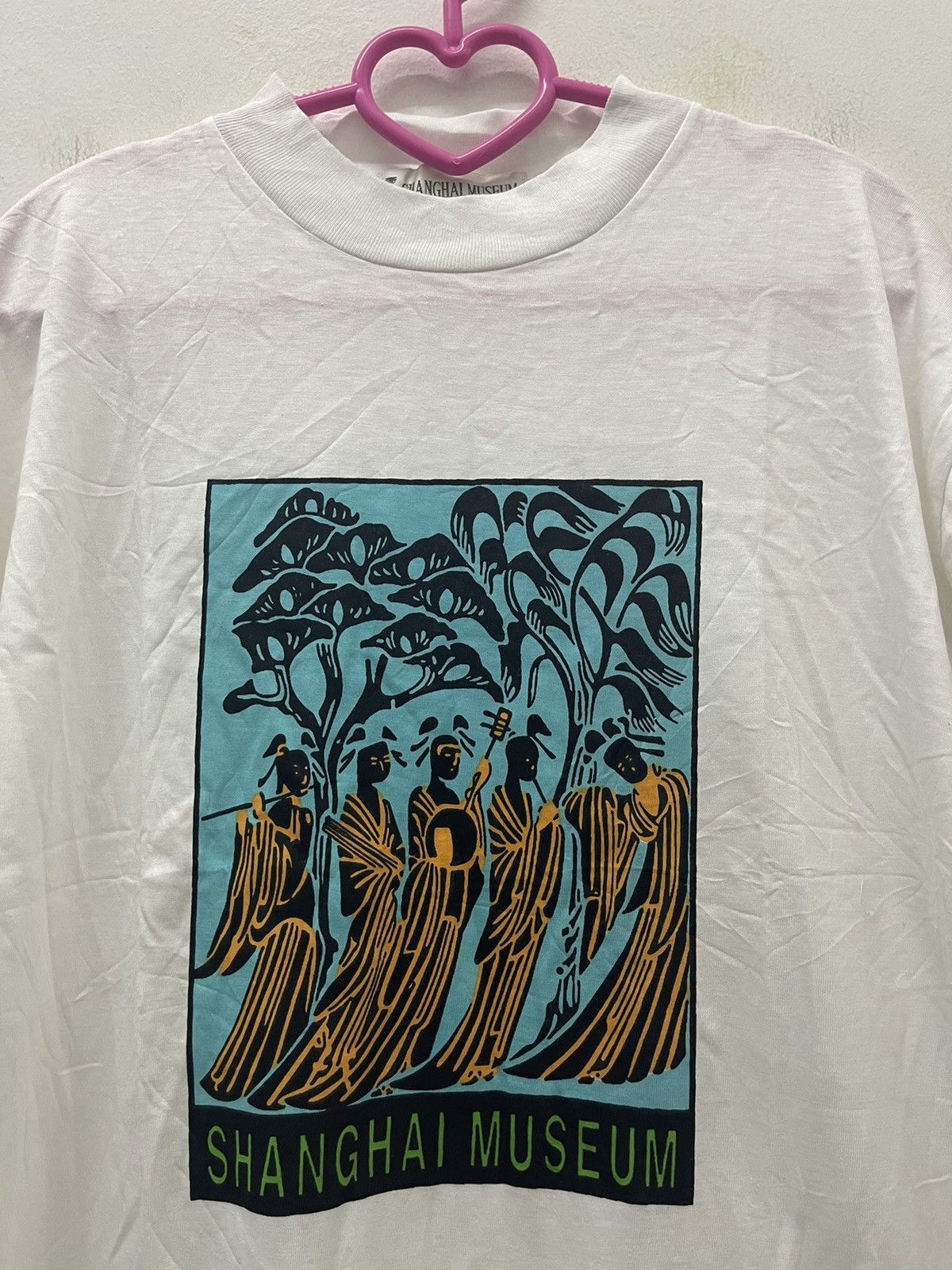 Vintage Rare 90s Vintage SHANGHAI MUSEUM MoMA Art Tee Size US M / EU 48-50 / 2 - 2 Thumbnail