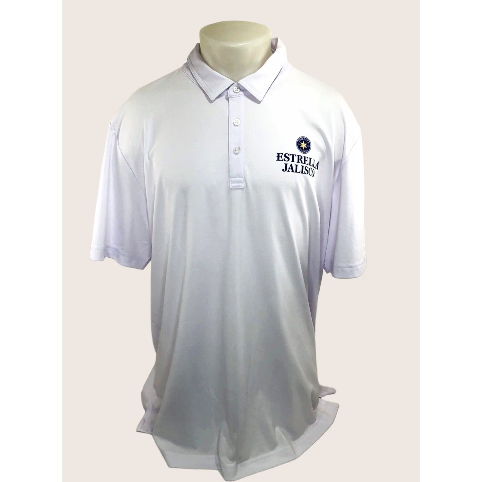 TravisMathew Travis Mathew ESTRELLA JALISCO / NEW w TAGS - 3XL Golf Polo Shirt Mens Shirt Polo White with Slight Tint Size US XXL / EU 58 / 5 - 1 Thumbnail