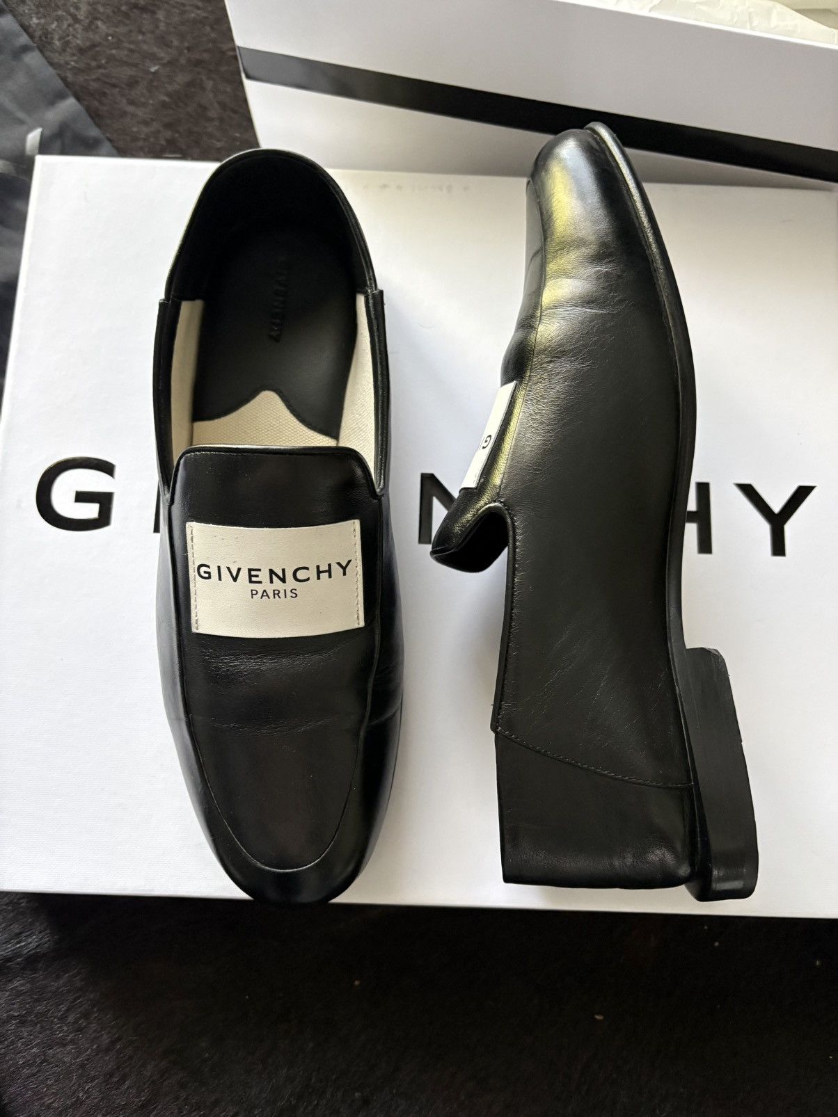 Givenchy Label loafers in leather Size US 9 / IT 39 - 1 Thumbnail