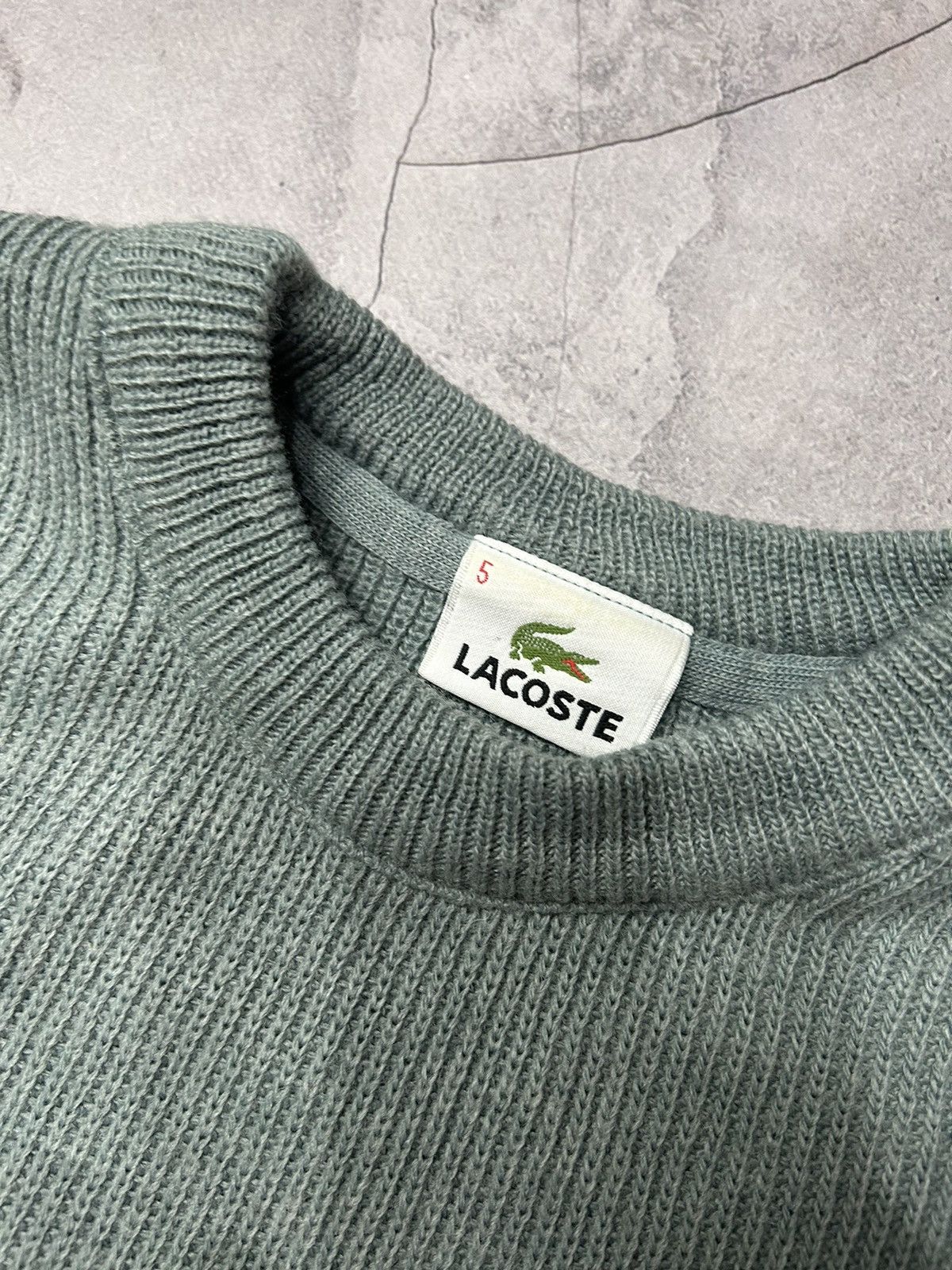 Lacoste × Vintage Vintage Lacoste Wool Knit Sweater size 5 Size US XL / EU 56 / 4 - 9 Thumbnail