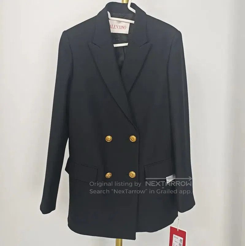 Valentino Valentino Women's Black Wool Blazer Jacket . Size XS / US 0-2 / IT 36-38 - 1 Thumbnail