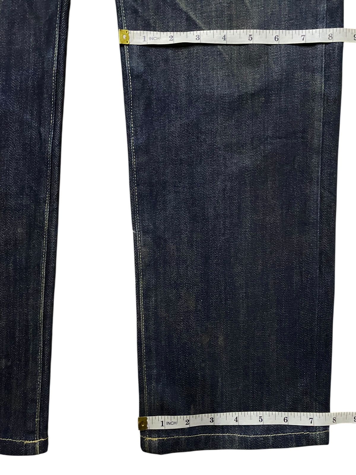 Japanese Brand Vintage Japanese Uniqlo Mud Wash Distressed Slim Jeans Size US 32 / EU 48 - 11 Thumbnail